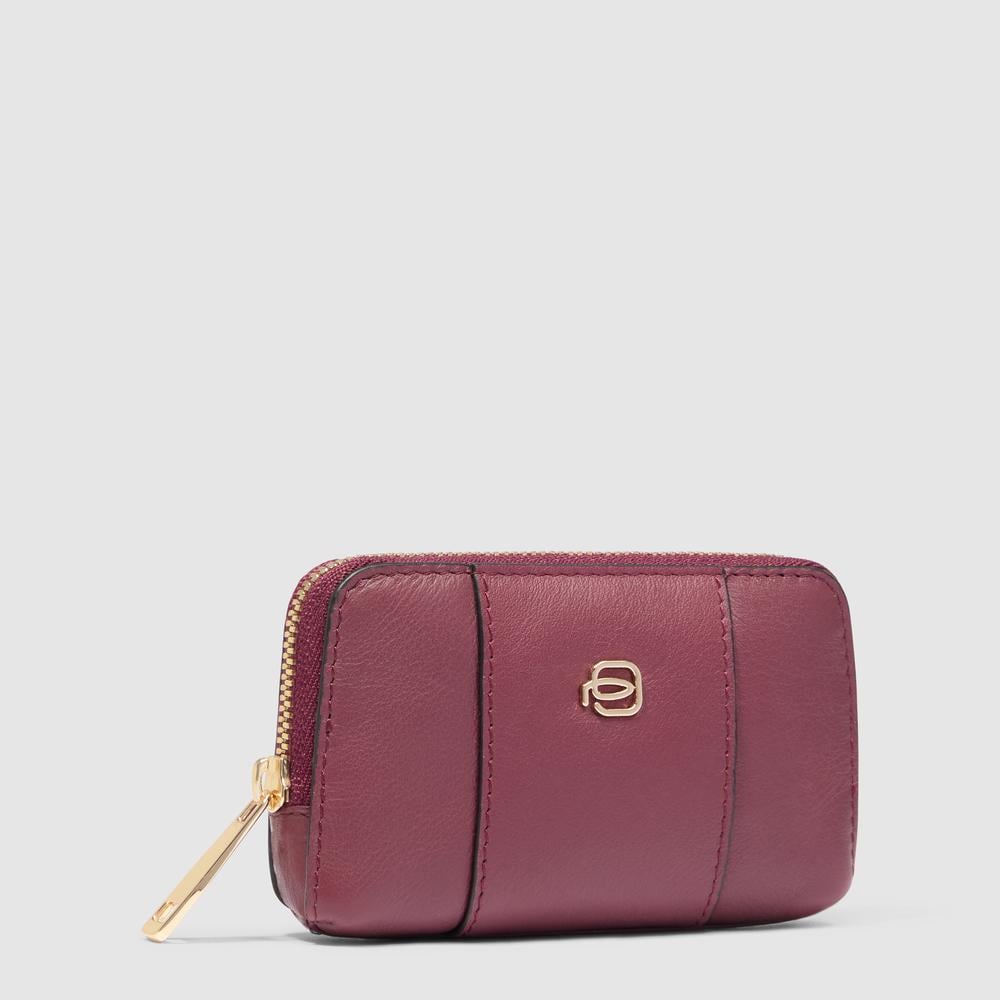 Leather key case PIQUADRO Red