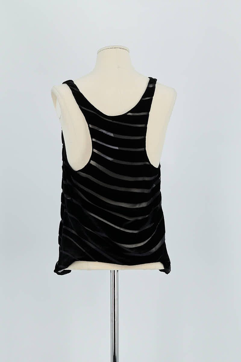 Azawood sleeveless top ARMANI - SECONDE MAIN Black