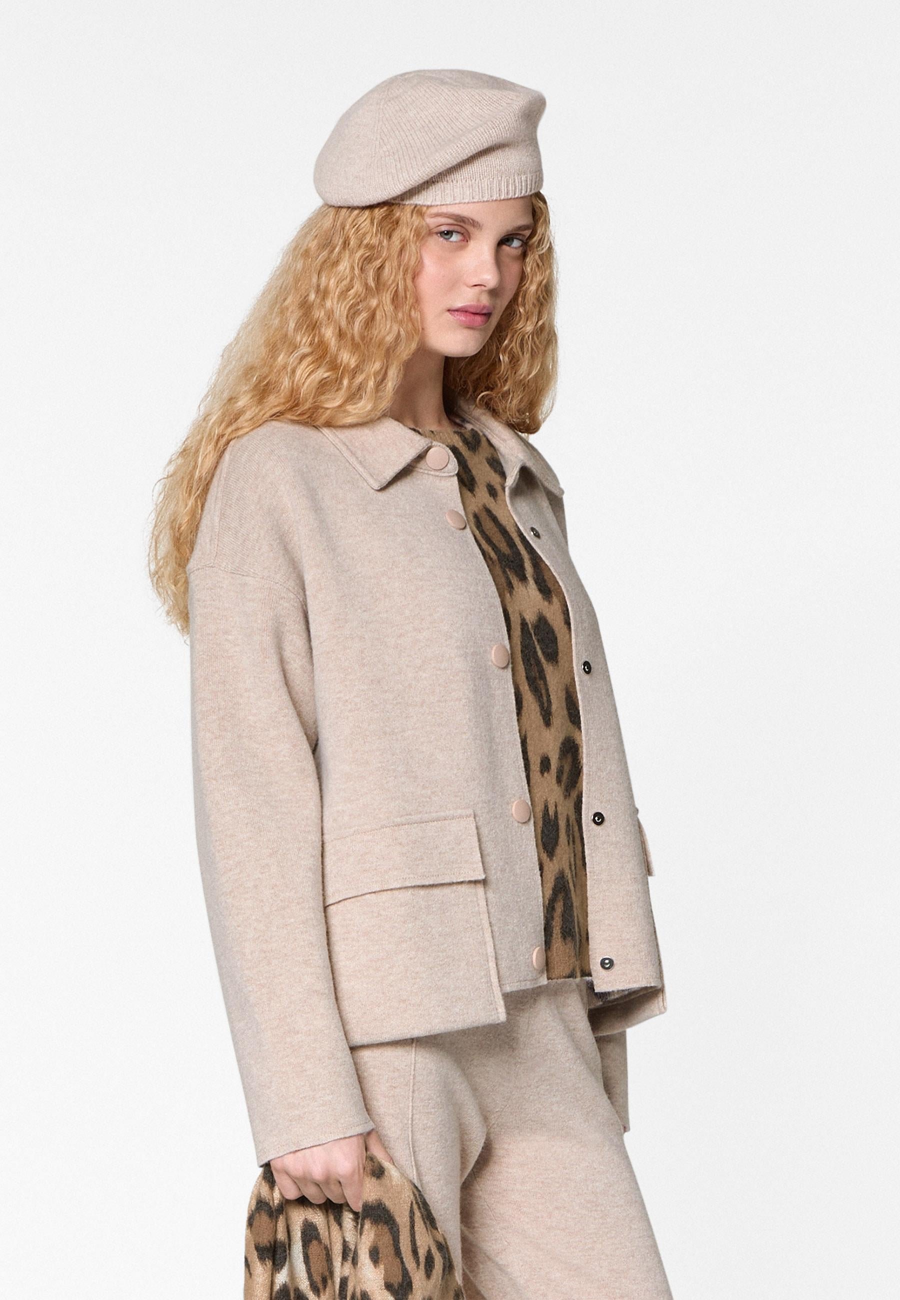 Double-faced wool jacket RODIER Beige