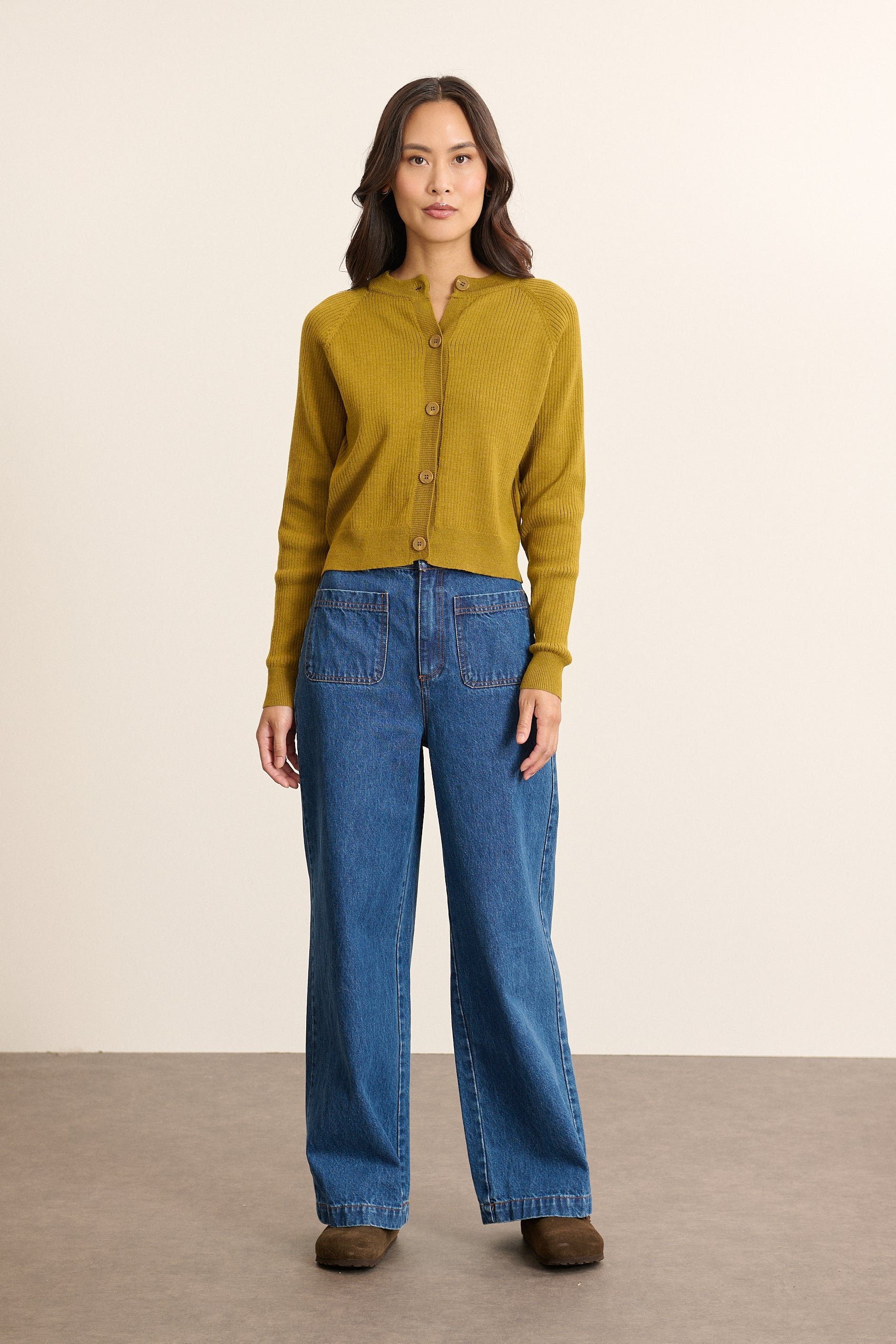 Eco-responsible high-rise wide-leg jeans GARANCE PARIS Blue