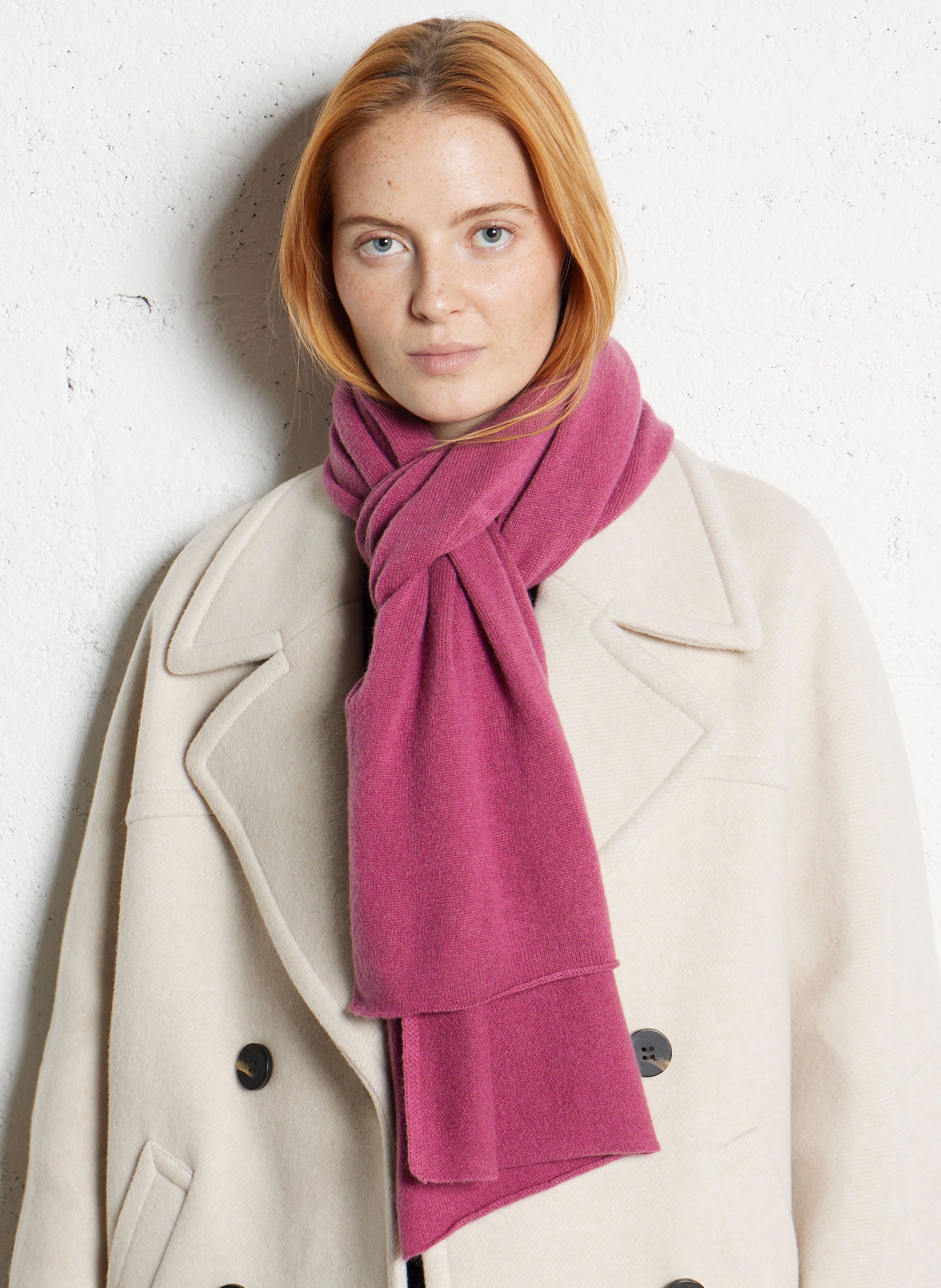 Echarpe en cachemire SUD EXPRESS Rose