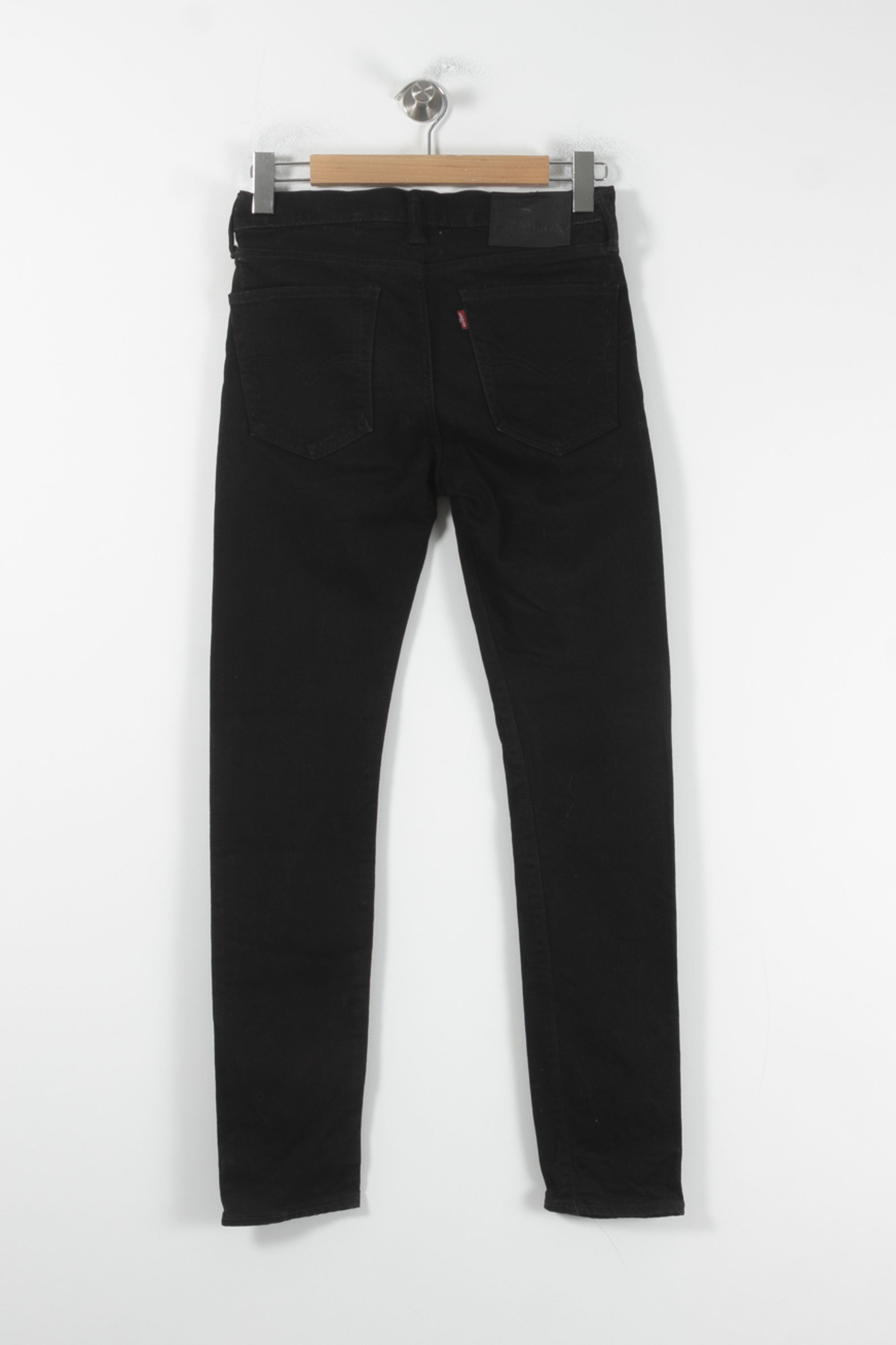 Cropped slim jeans with studs LEVI'S - Seconde main Black