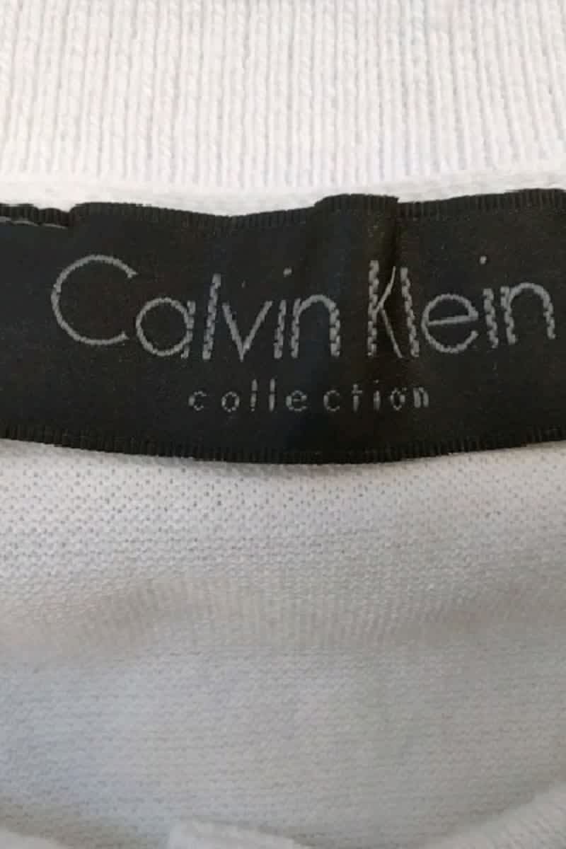 Polo shirt CALVIN KLEIN - Seconde Main White