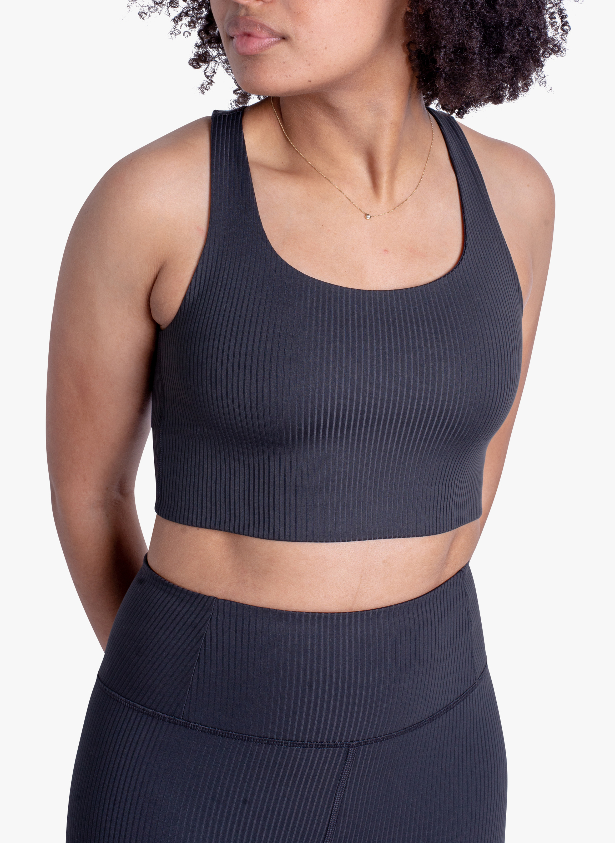 Reggiseno sportivo con spalline olimpioniche Paloma GIRLFRIEND COLLECTIVE Nero