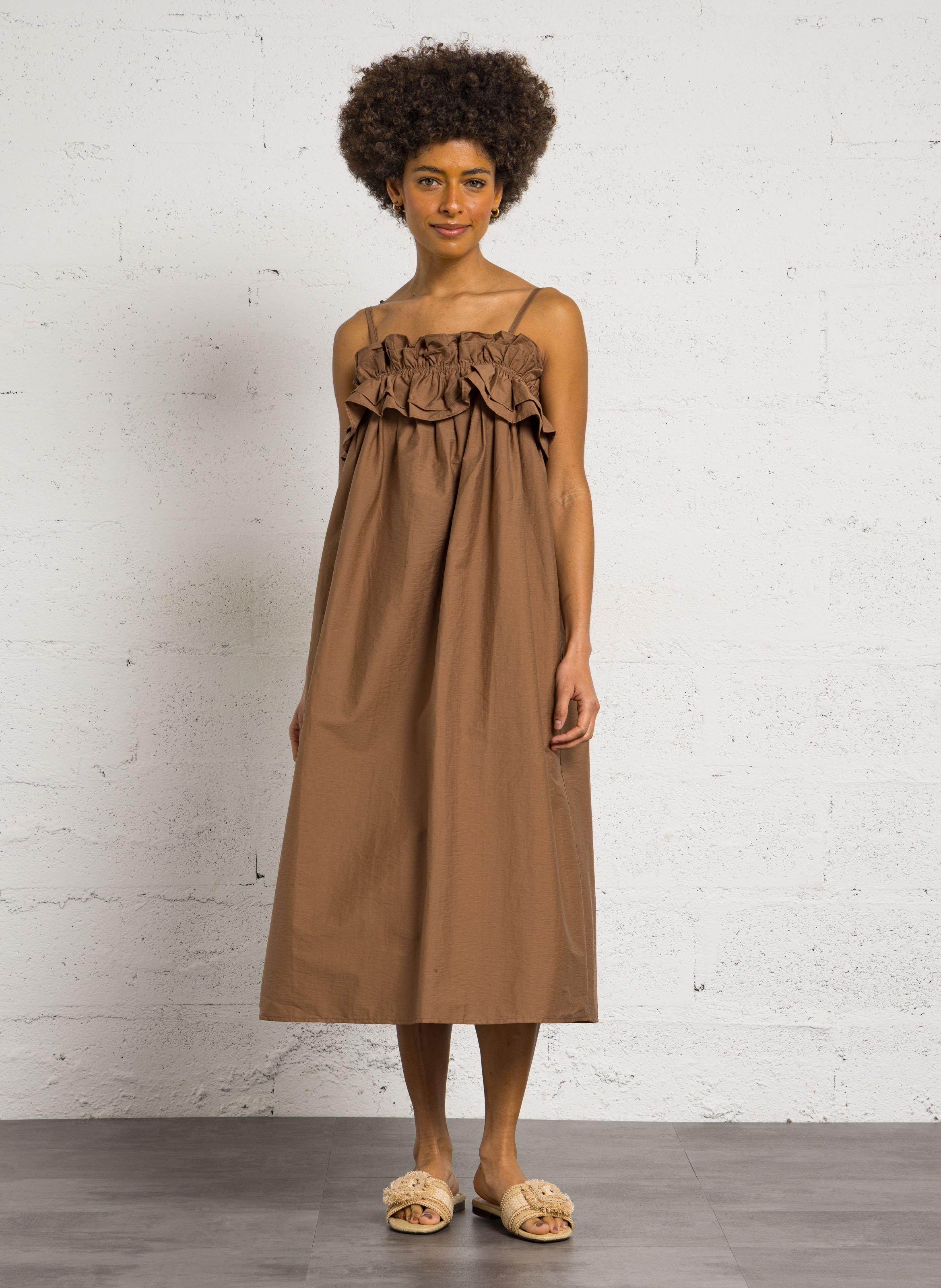 Flat raffia mules SAM EDELMAN Beige