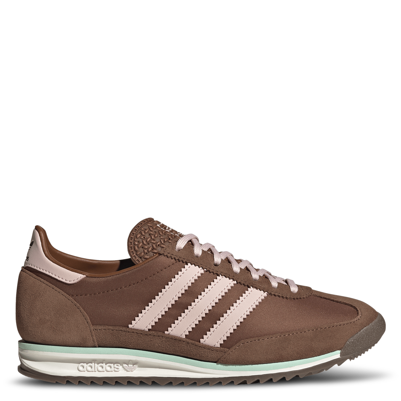 Baskets basses à lacets ADIDAS Braun