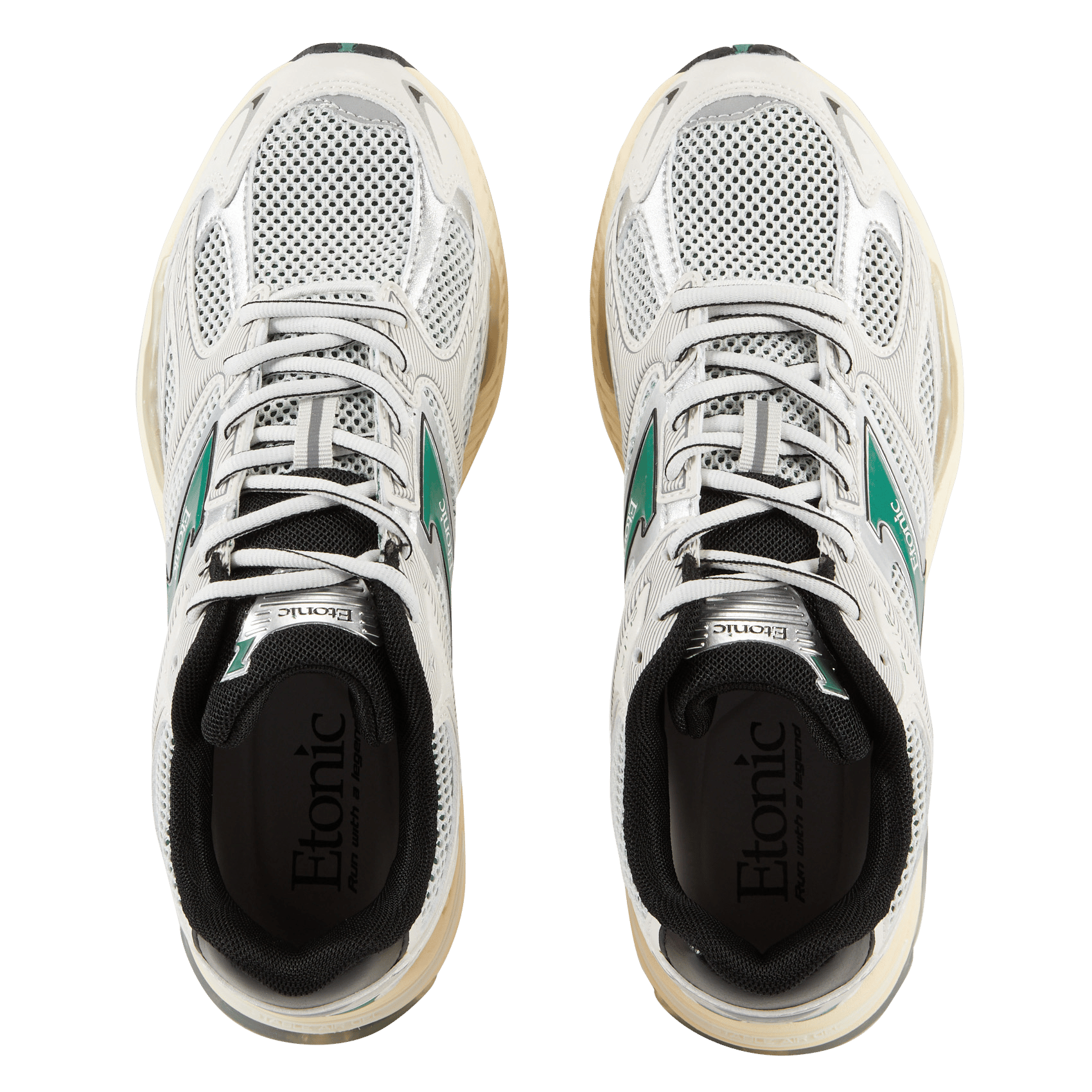 Flache Sneaker zum Schnüren ETONIC Grun