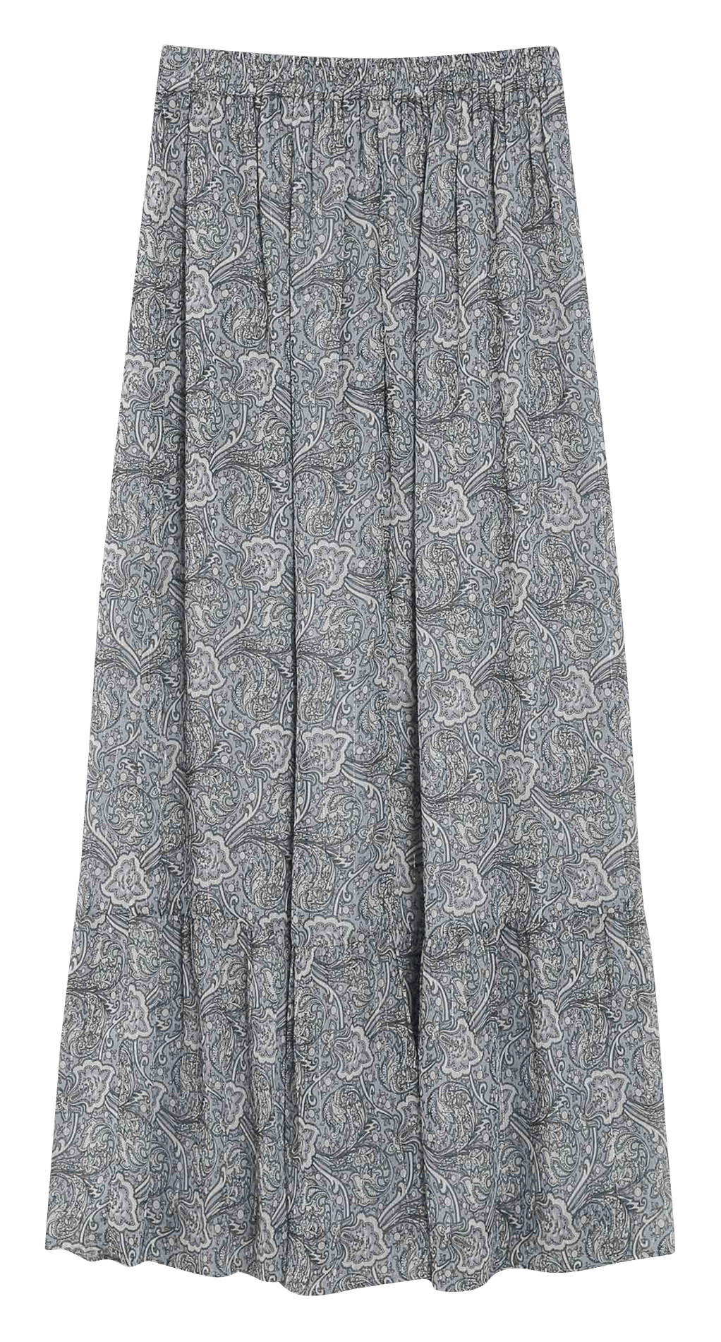 Ausgestellter Maxirock mit Print GRACE ET MILA Blau