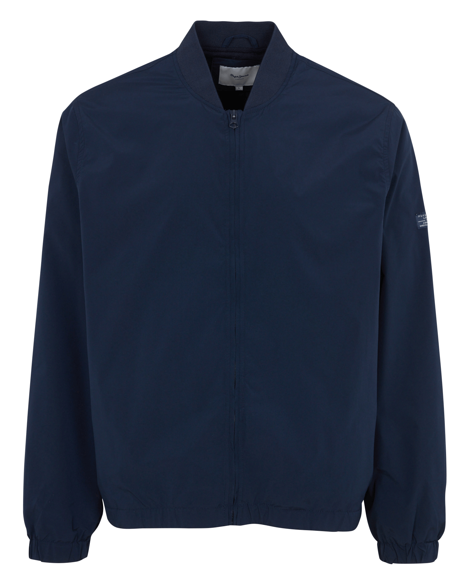 Solid Zip-Up Straight Fit Jacket PEPE JEANS