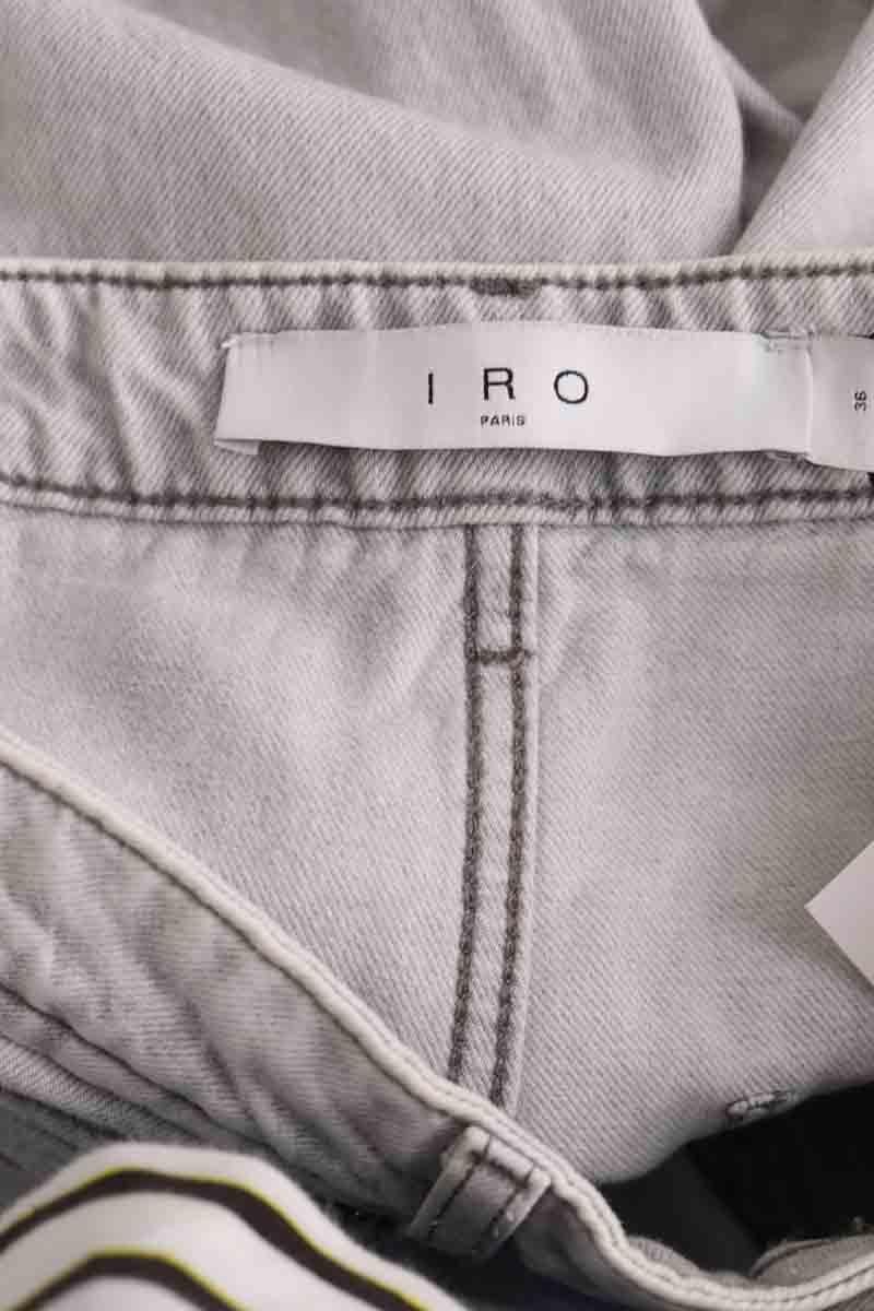 - Straight-leg jeans
- 5 pockets
- Straight cut
- Faded effect IRO - Seconde Main Blue