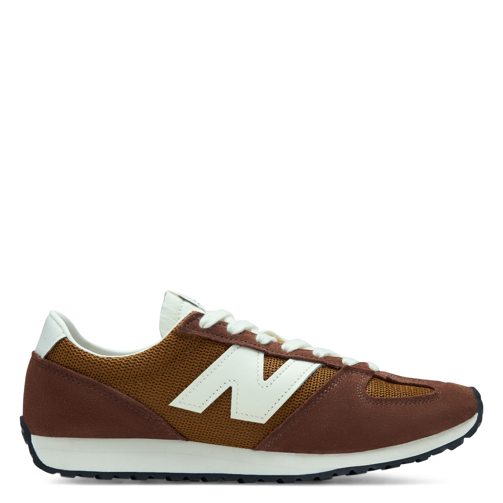 Niedrige Sneaker aus gemischtem Leder NEW BALANCE Braun