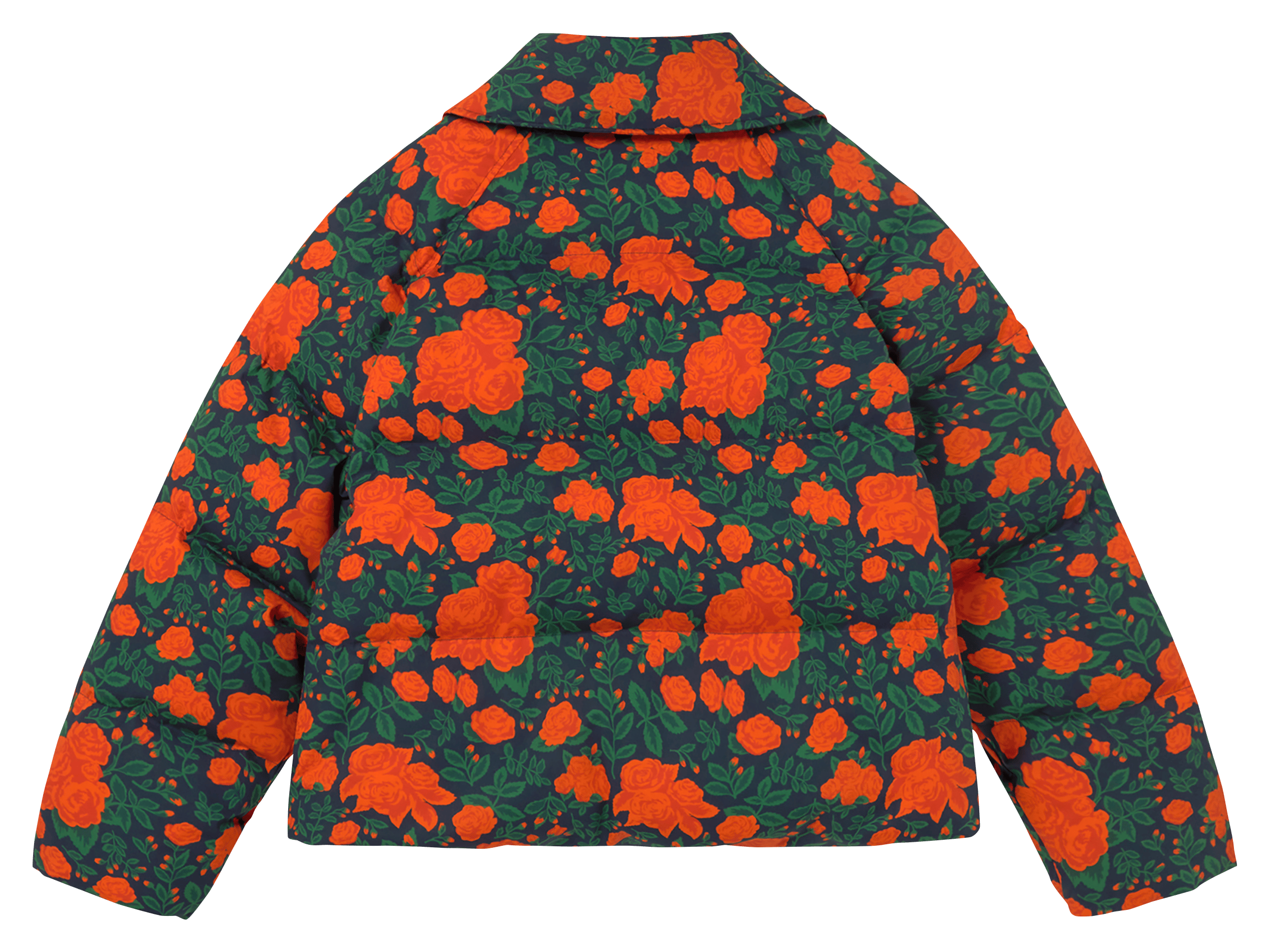 Classic cotton puffer jacket THE TINY BIG SISTER Blue