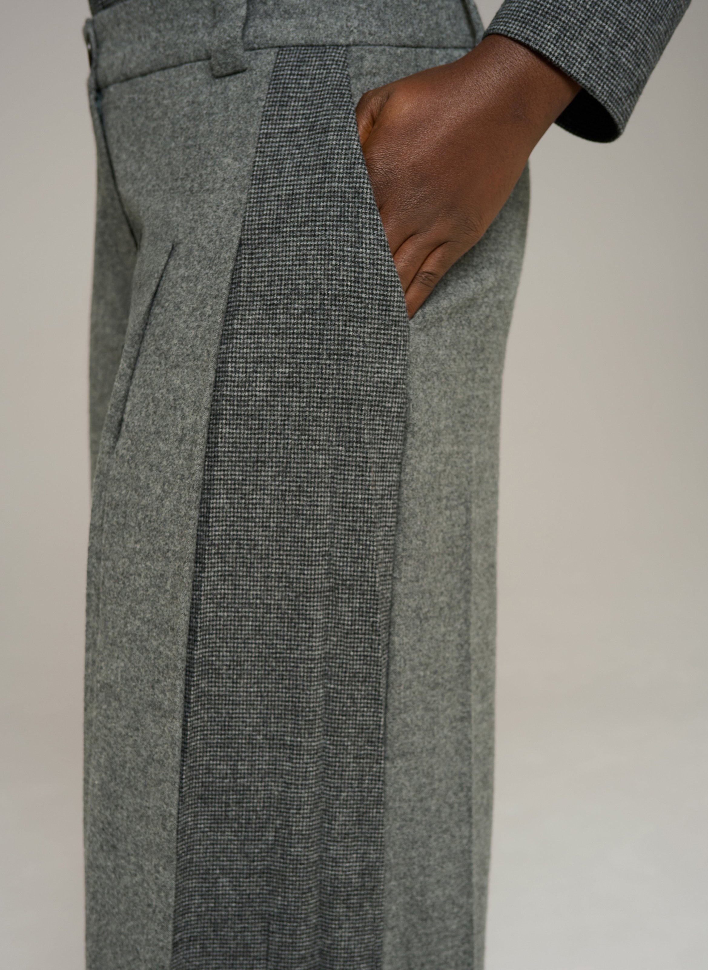 Wijde broek COTELAC Beige