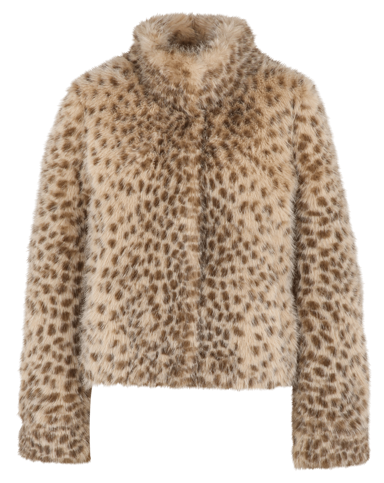 High-neck faux fur jacket BELLEROSE Multicolored