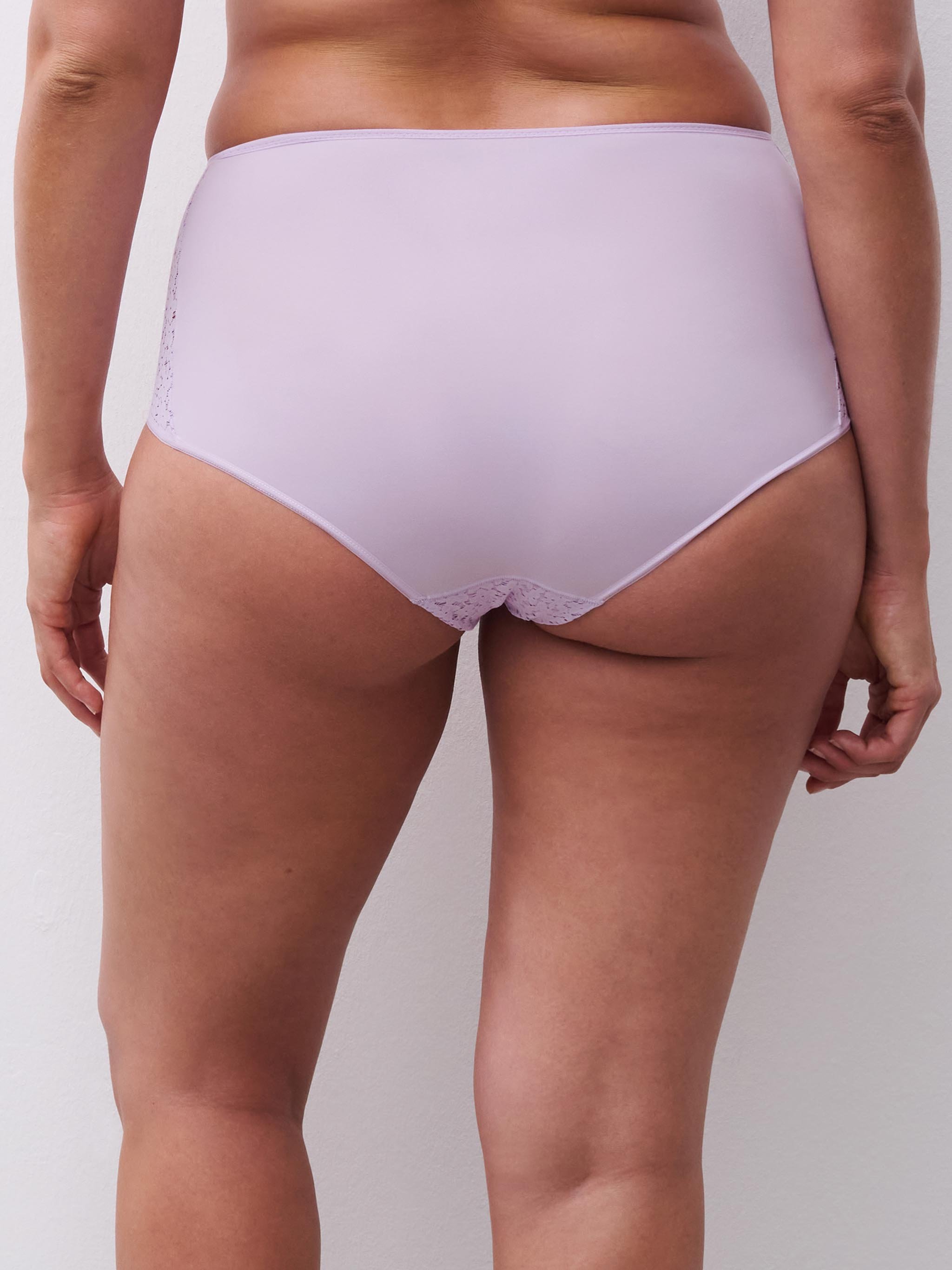 High-waisted lace panties CHANTELLE Purple
