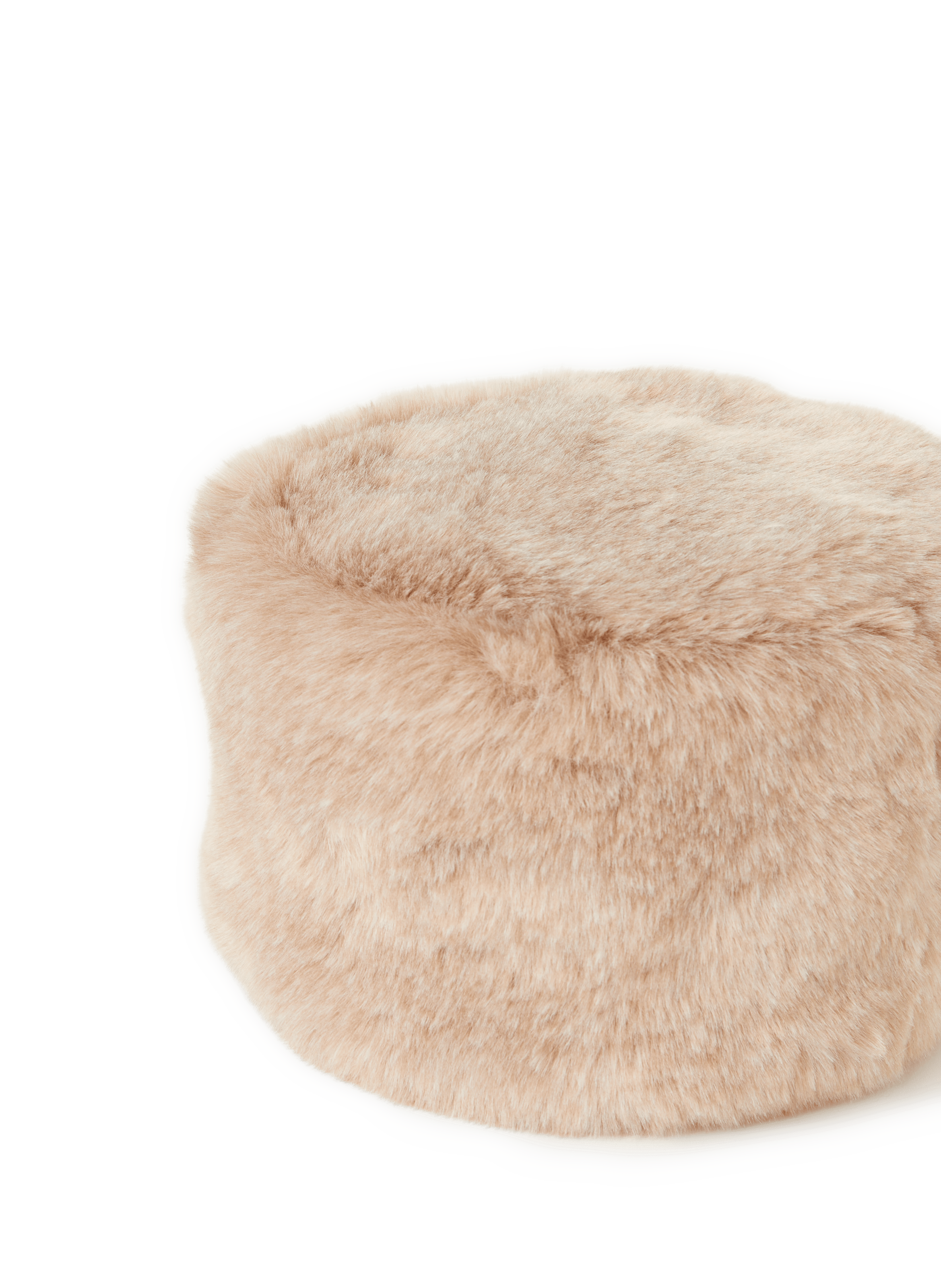 Faux fur hat AU PRINTEMPS PARIS Beige