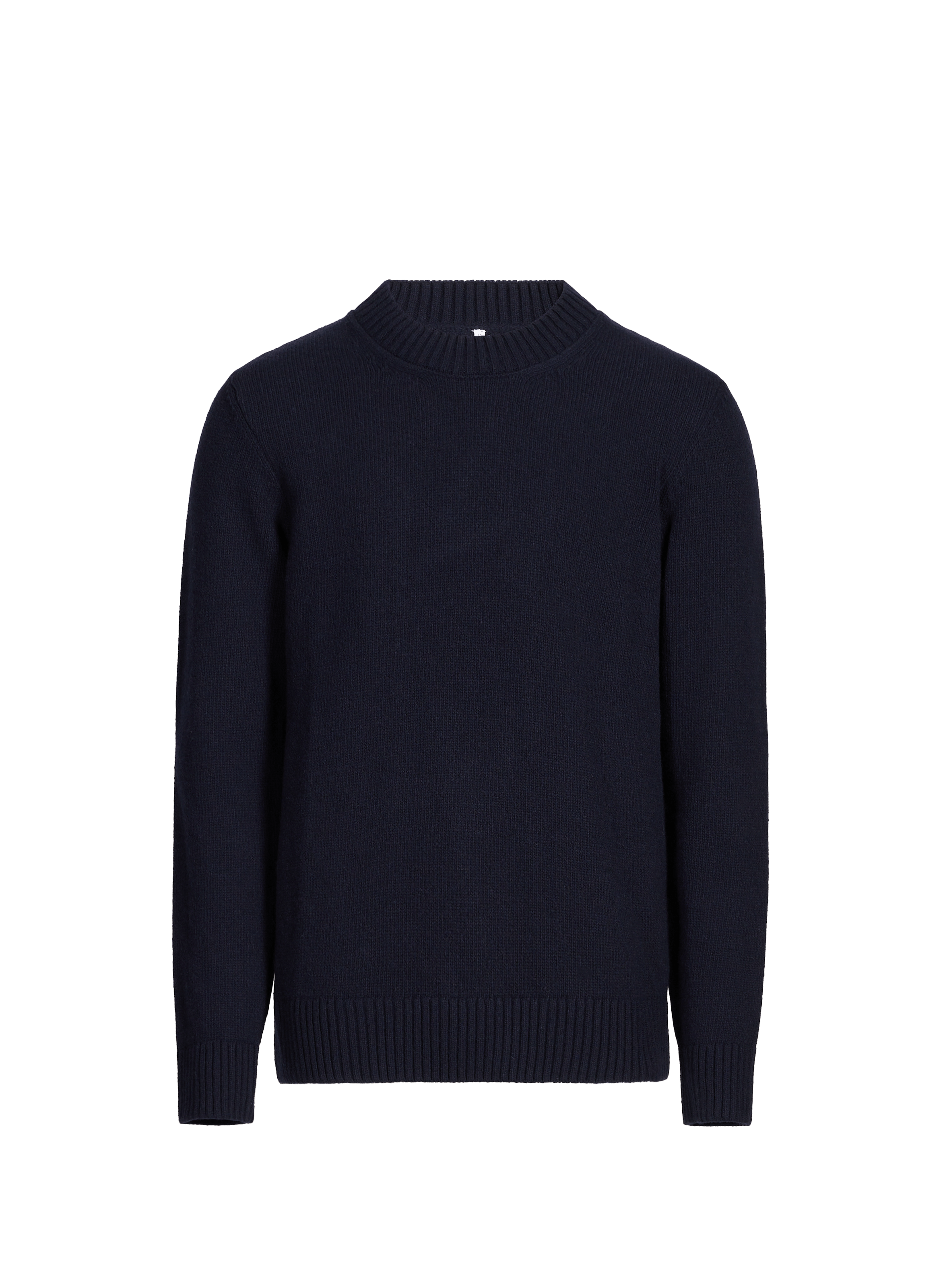 Pull efil côtelé à col rond en laine mélangée efil-o AU PRINTEMPS PARIS Bleu