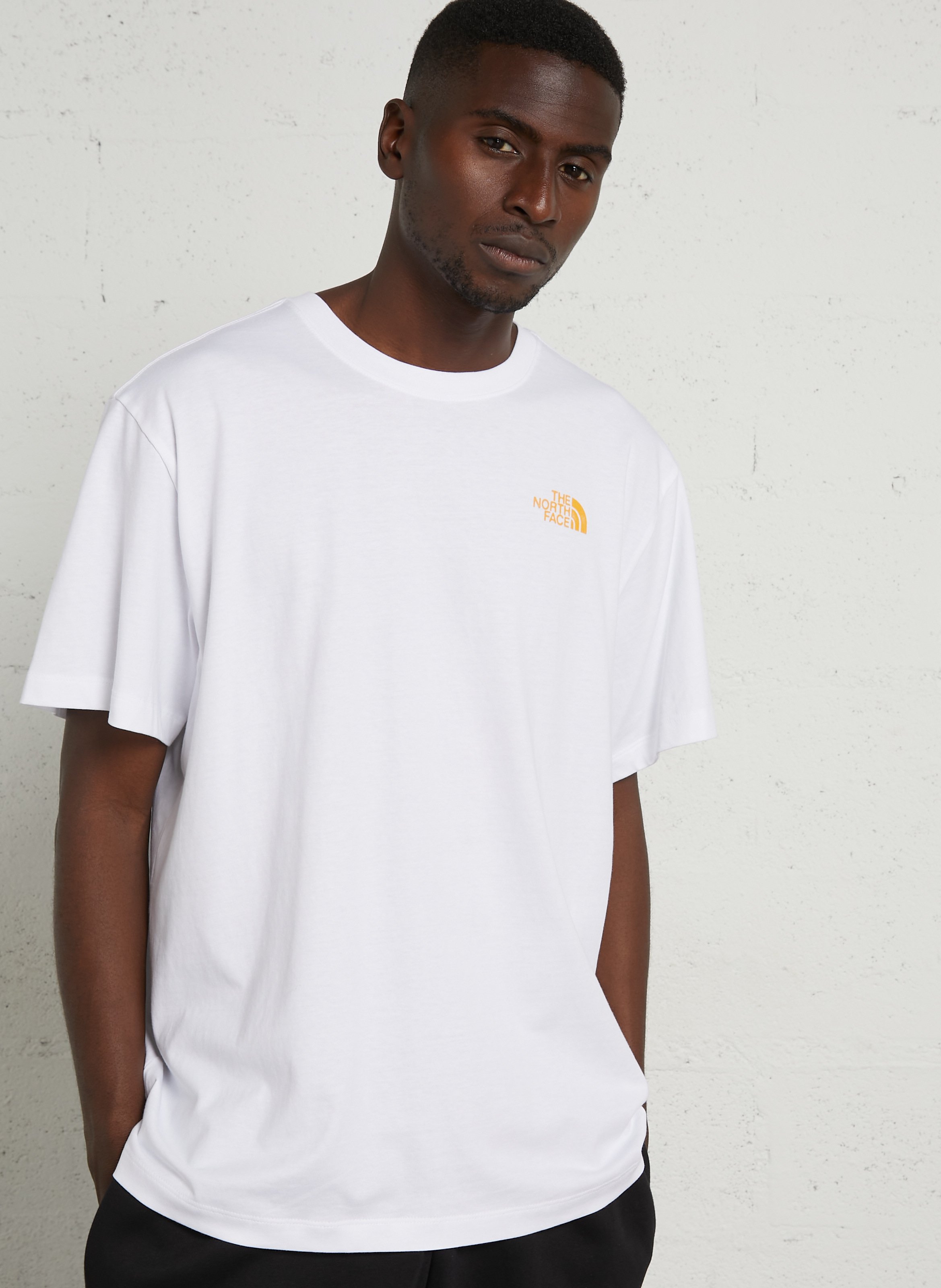 Gerade geschnittenes T-Shirt aus Baumwolle THE NORTH FACE Weiss