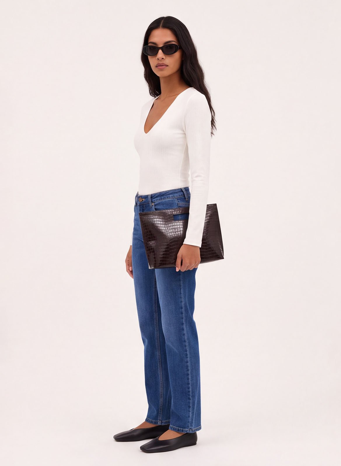 Straight-fit jeans van katoenmix KOOKAI Blauw