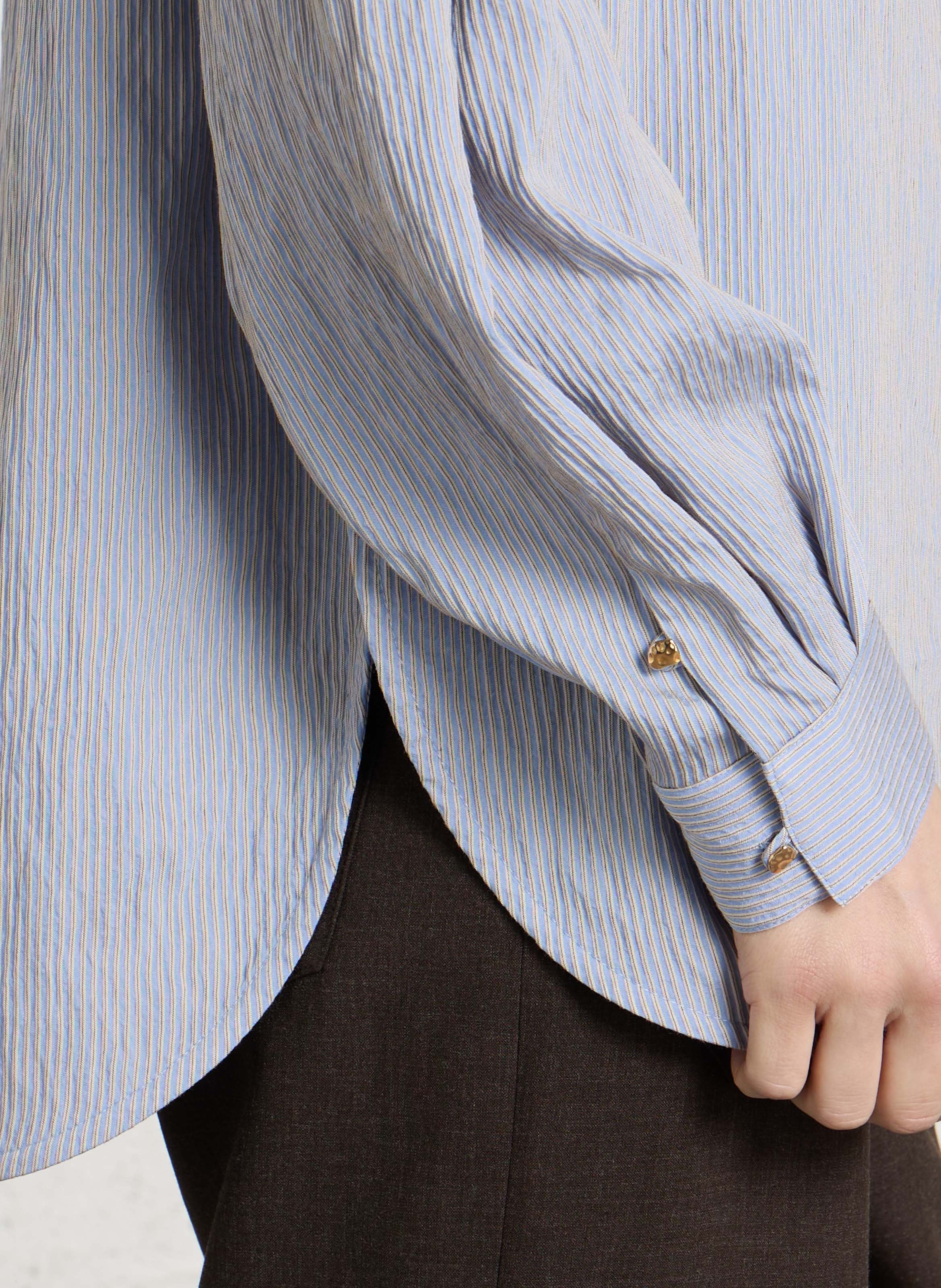 Chemise droite col classique SESSUN Bleu