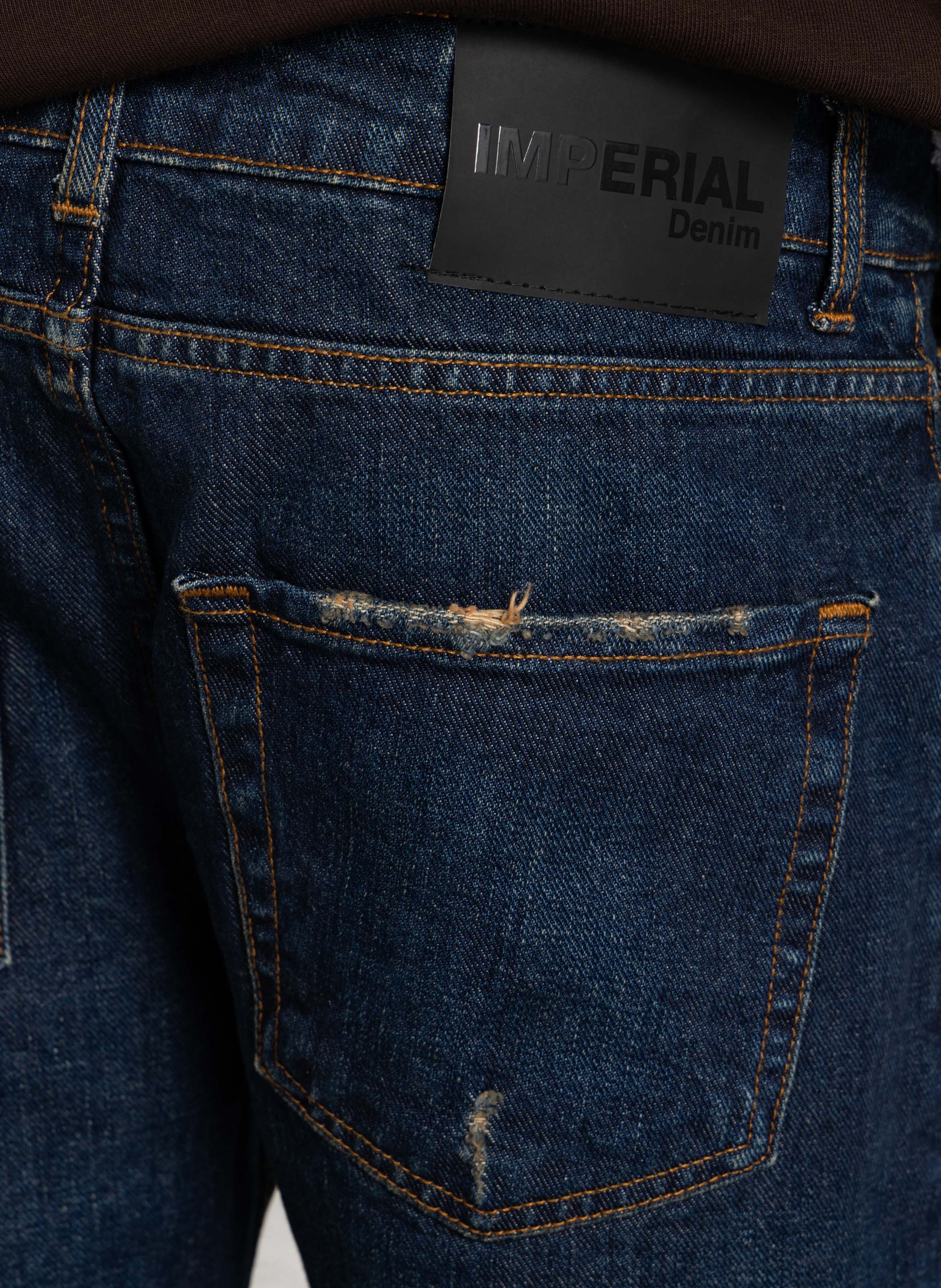 Jean slim en coton IMPERIAL Multicolore