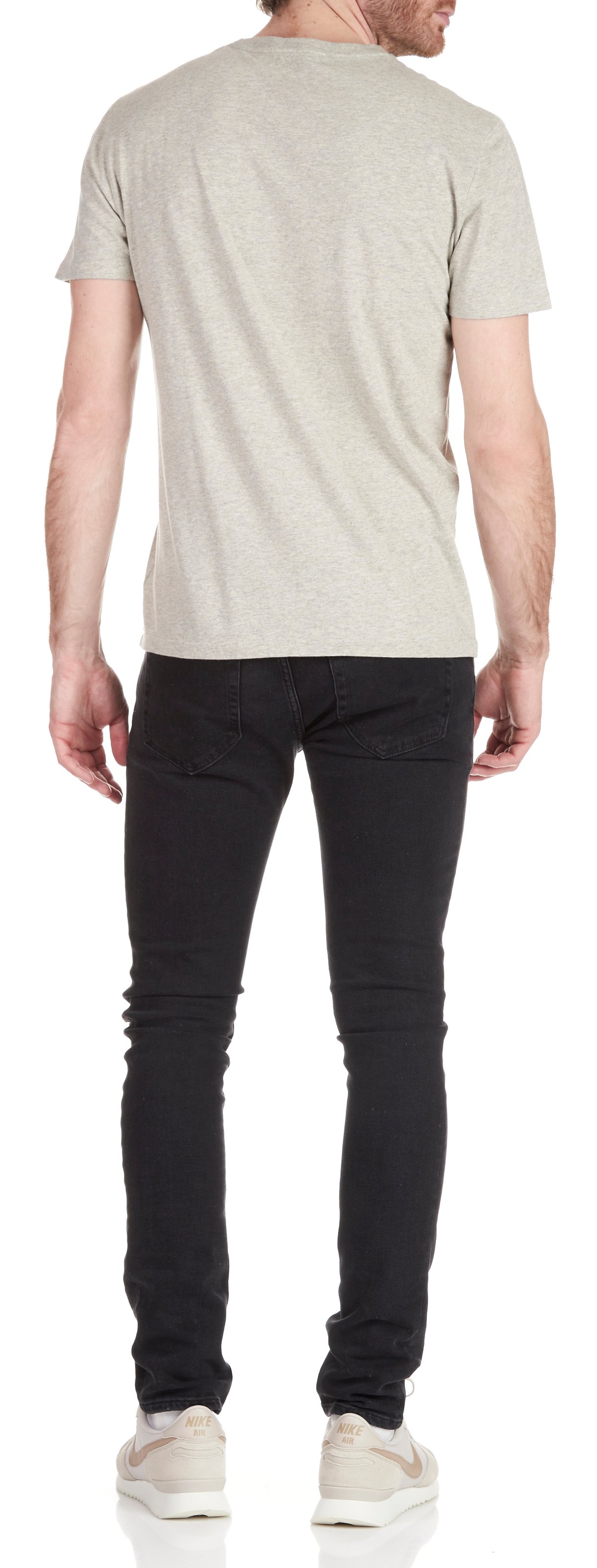 Tee-shirt col rond slim-fit en coton POLO RALPH LAUREN Beige