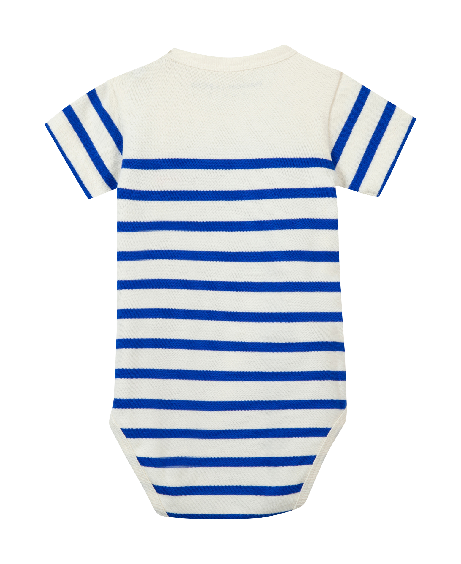 Round-neck organic cotton bodysuit with ?nuit d?été? embroidery MAISON LABICHE White