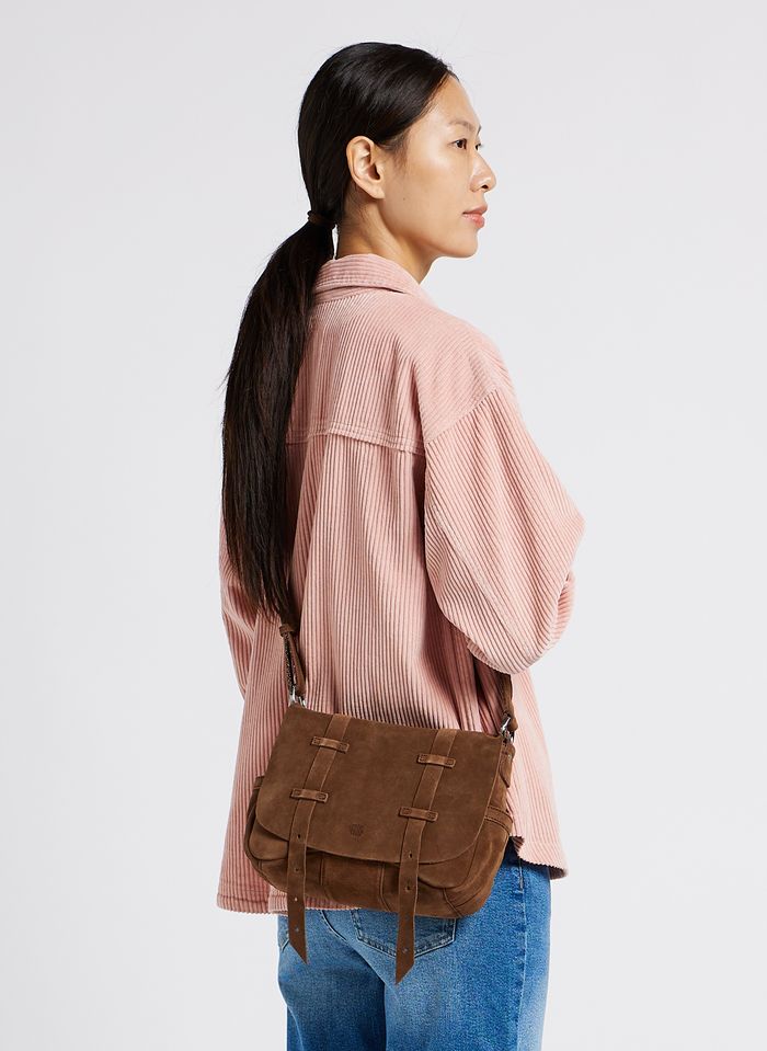 Mila Louise Shoulder, Leather Messenger Bag
