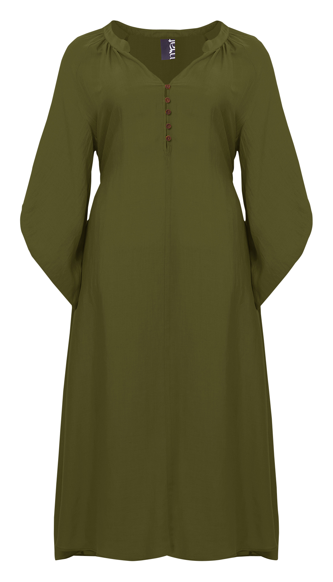 Lange jurk met maokraag MAT FASHION