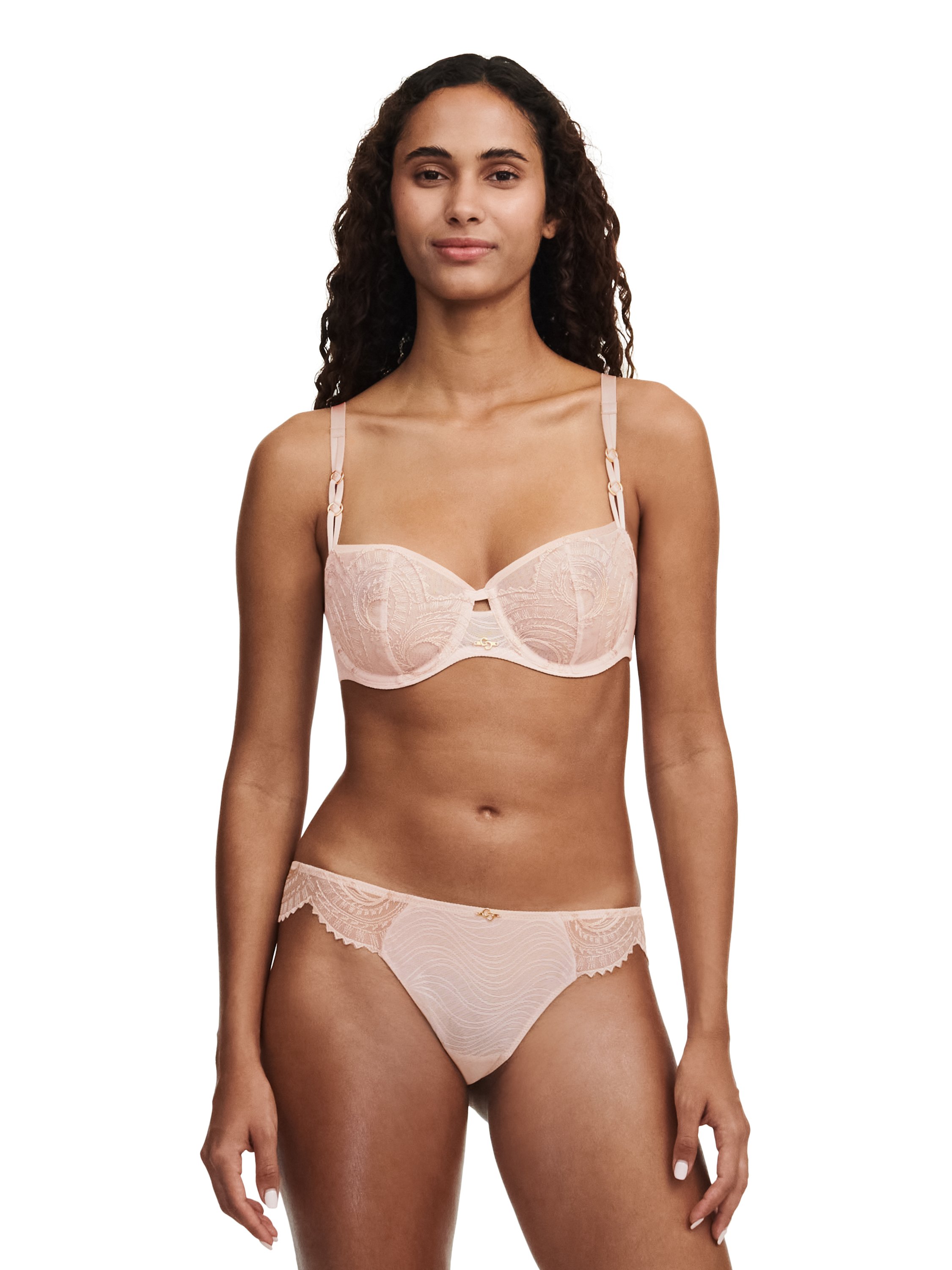 A Fleur De Toi demi-cup bra CHANTELLE Pink