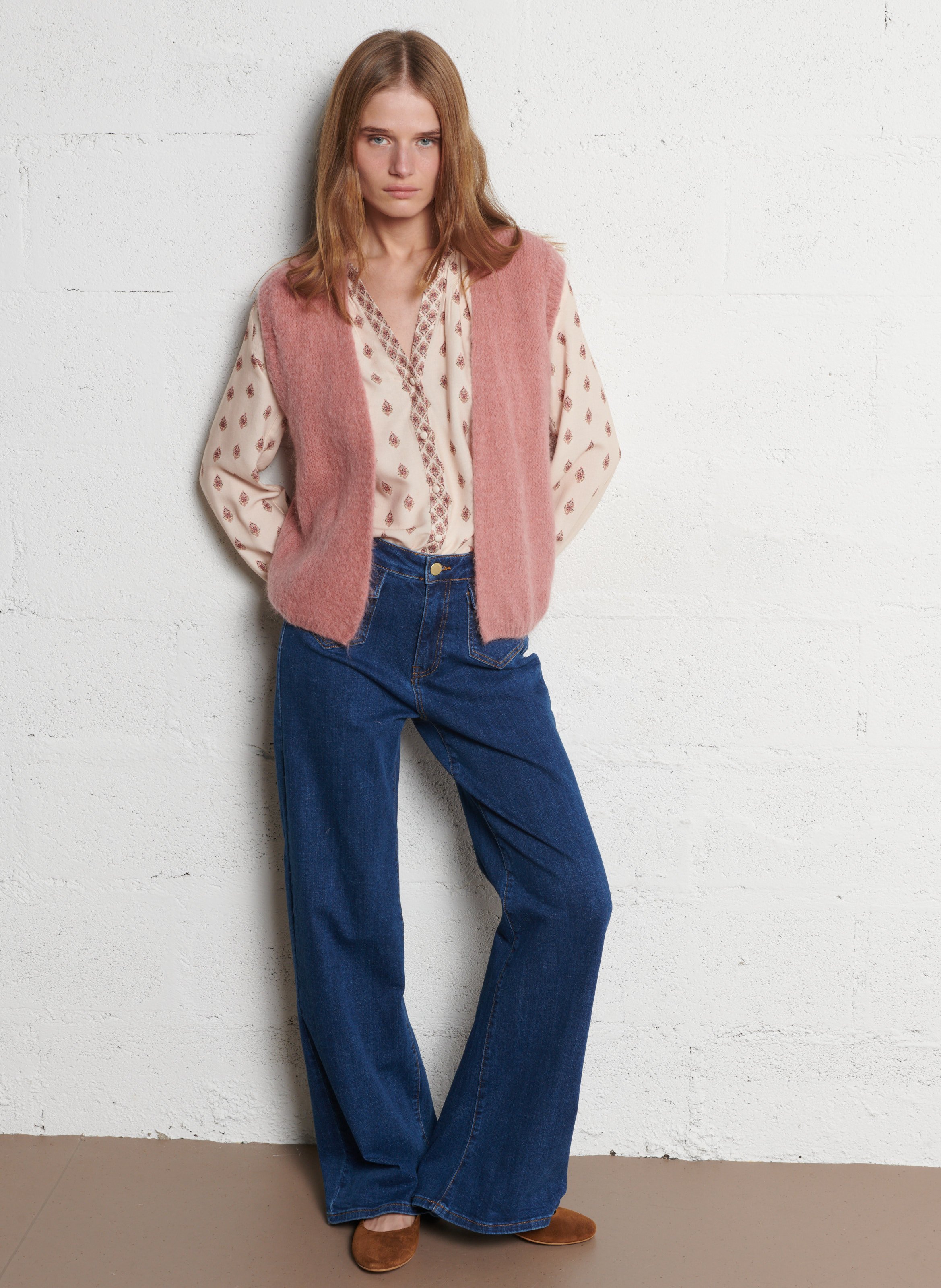 Charlotte - Flared Jeans aus Baumwolle - Look 7