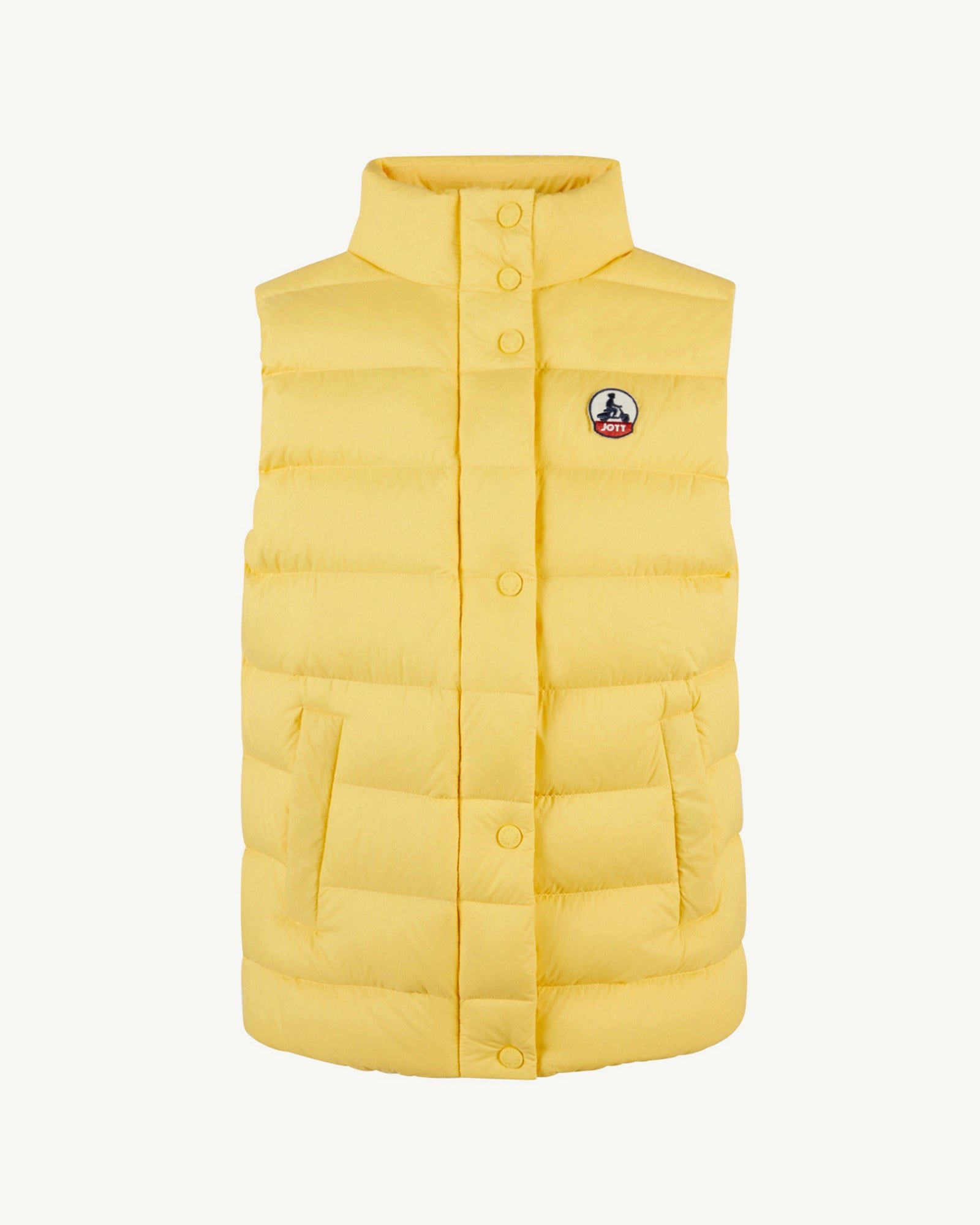 Valentine sleeveless lightweight down jacket JOTT Yellow