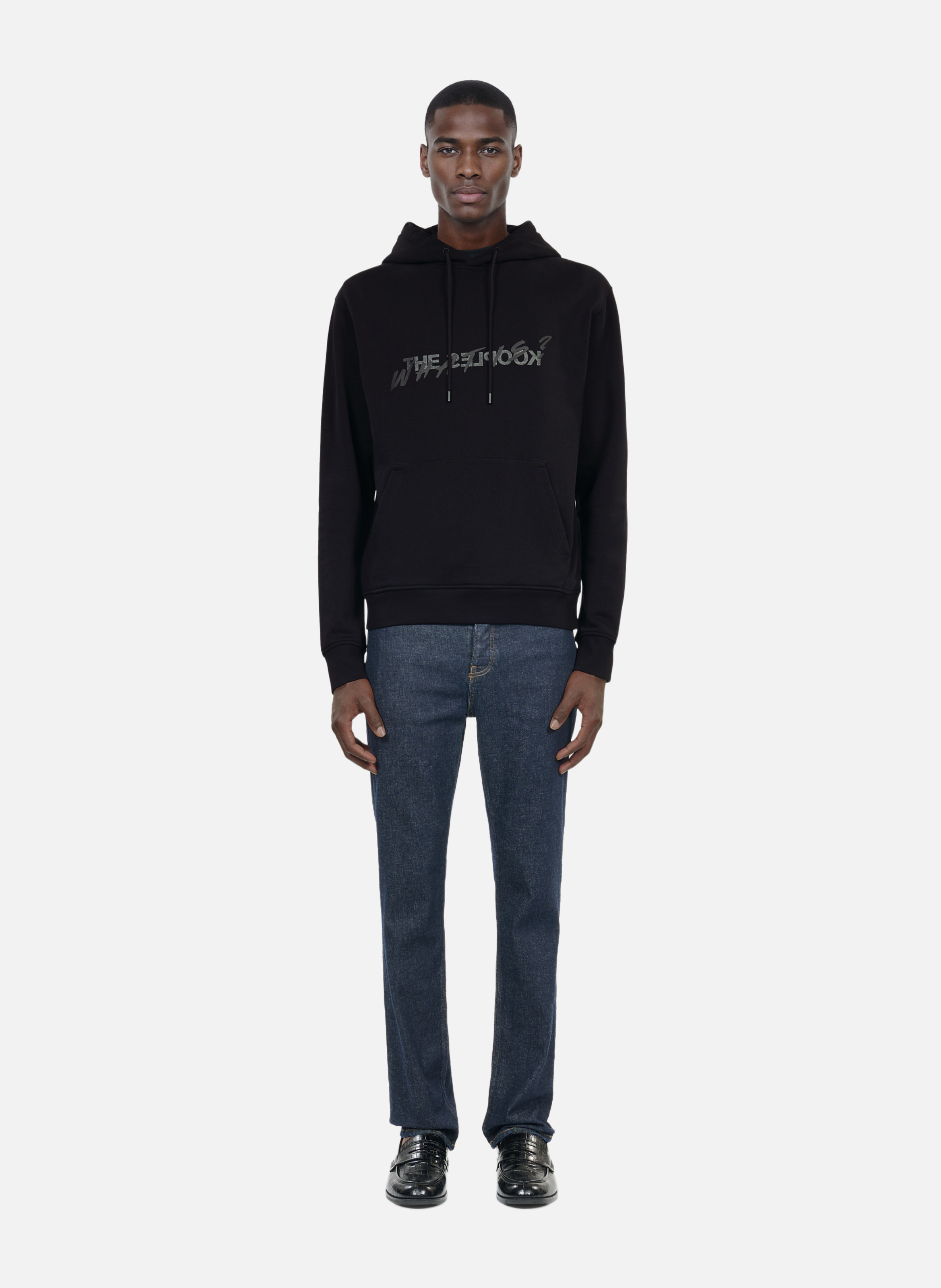 Hooded cotton sweatshirt THE KOOPLES Black