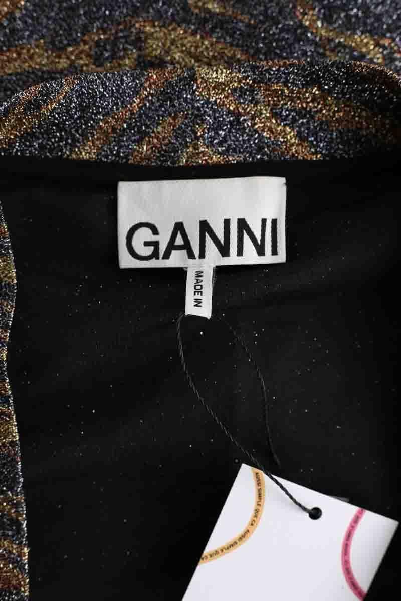 Golden jacket GANNI - Seconde Main Golden