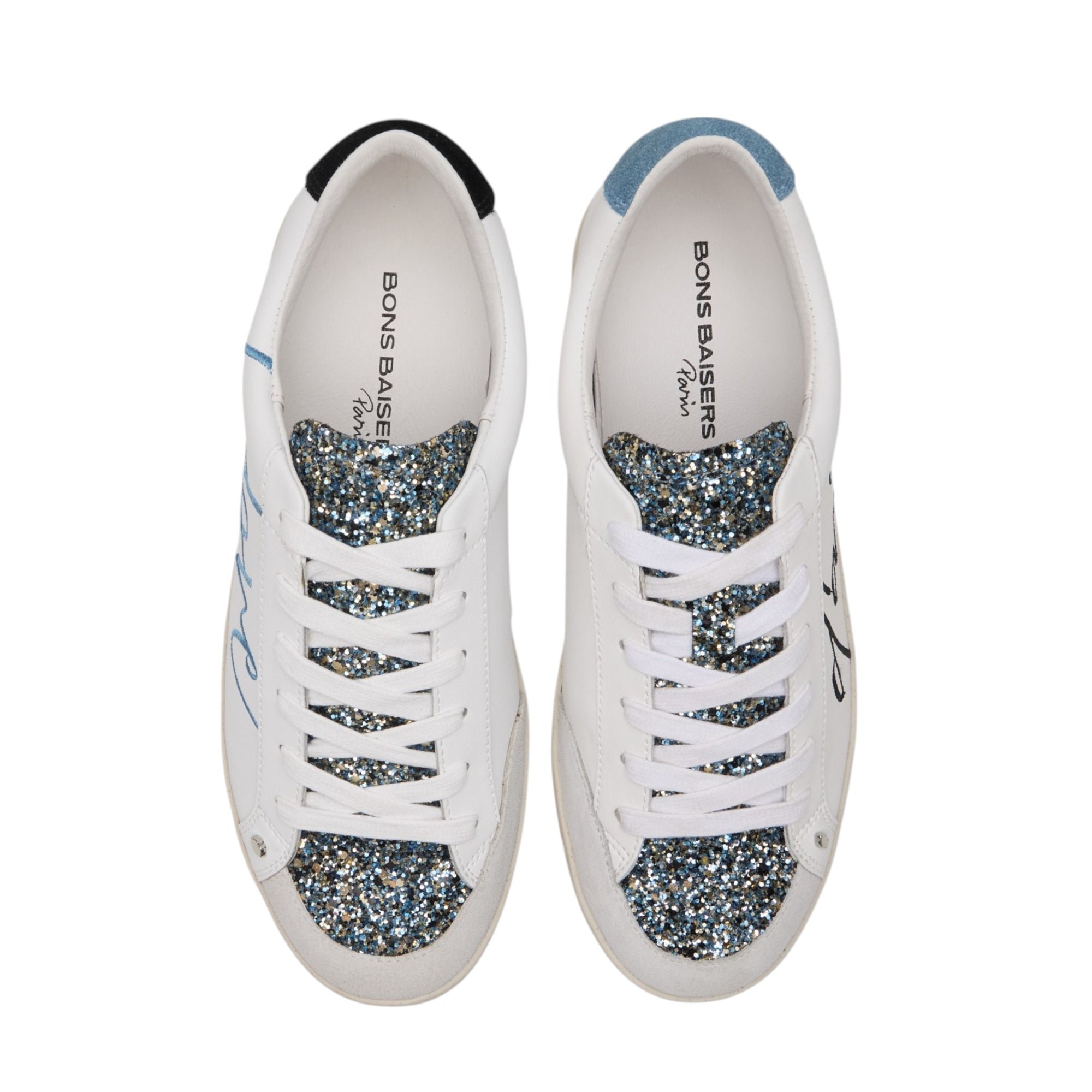 Jimmy leather sneakers BONS BAISERS PARIS White