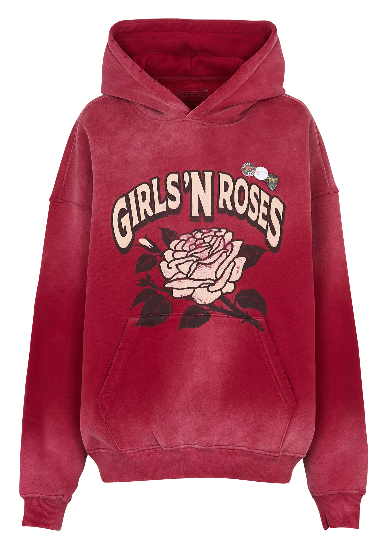 Sweat col rond en coton mélangé NEWTONE Rouge