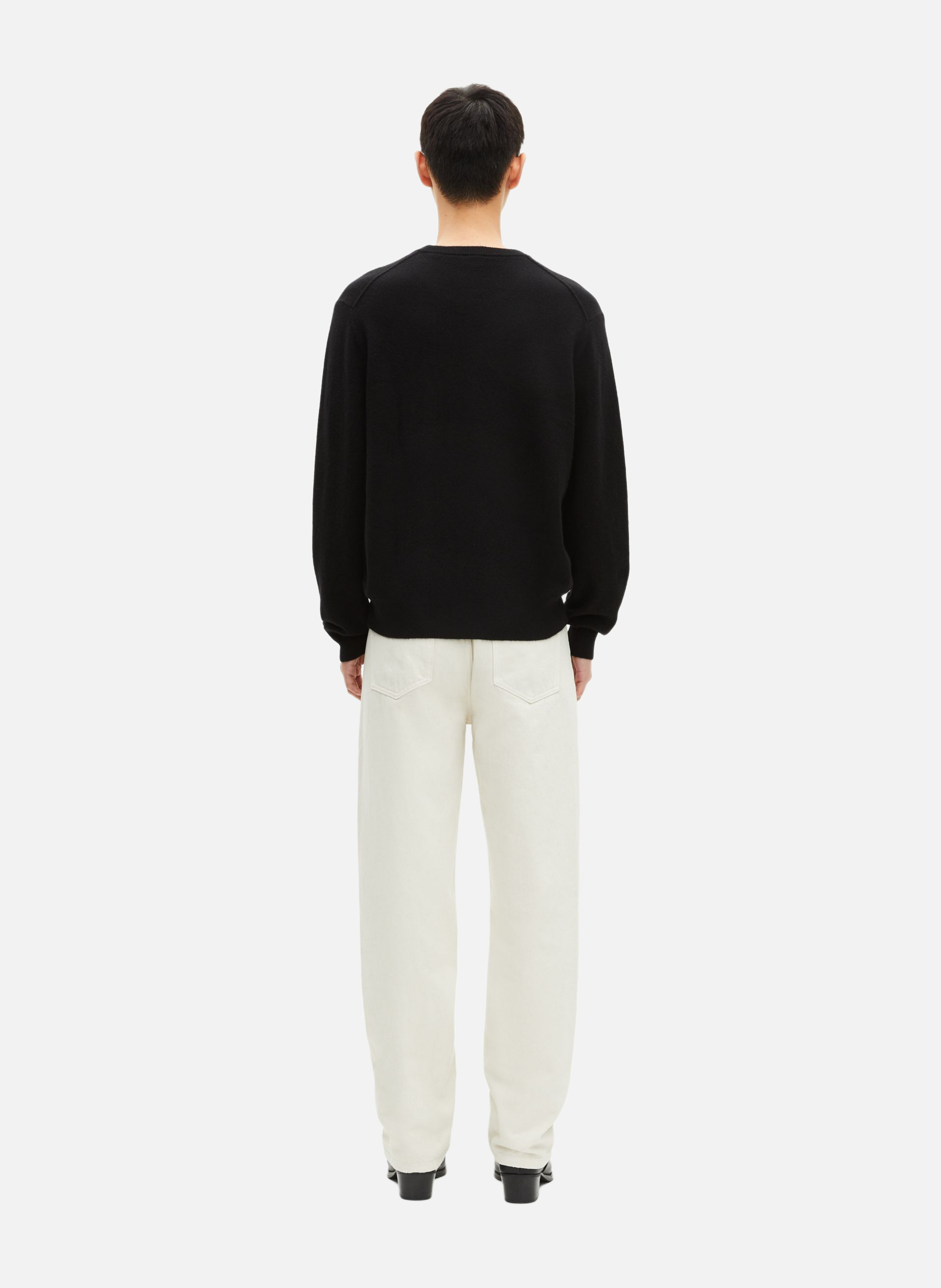 Belted cashmere sweater THE KOOPLES Black