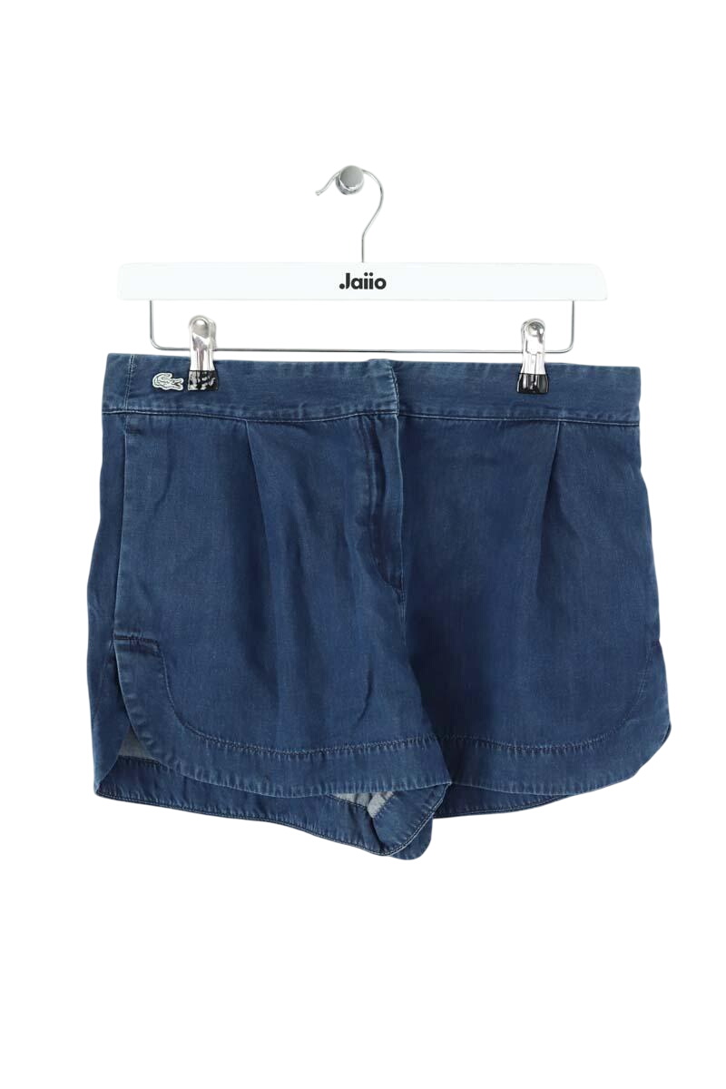 Cotton mini shorts LACOSTE - SECONDE MAIN Blue