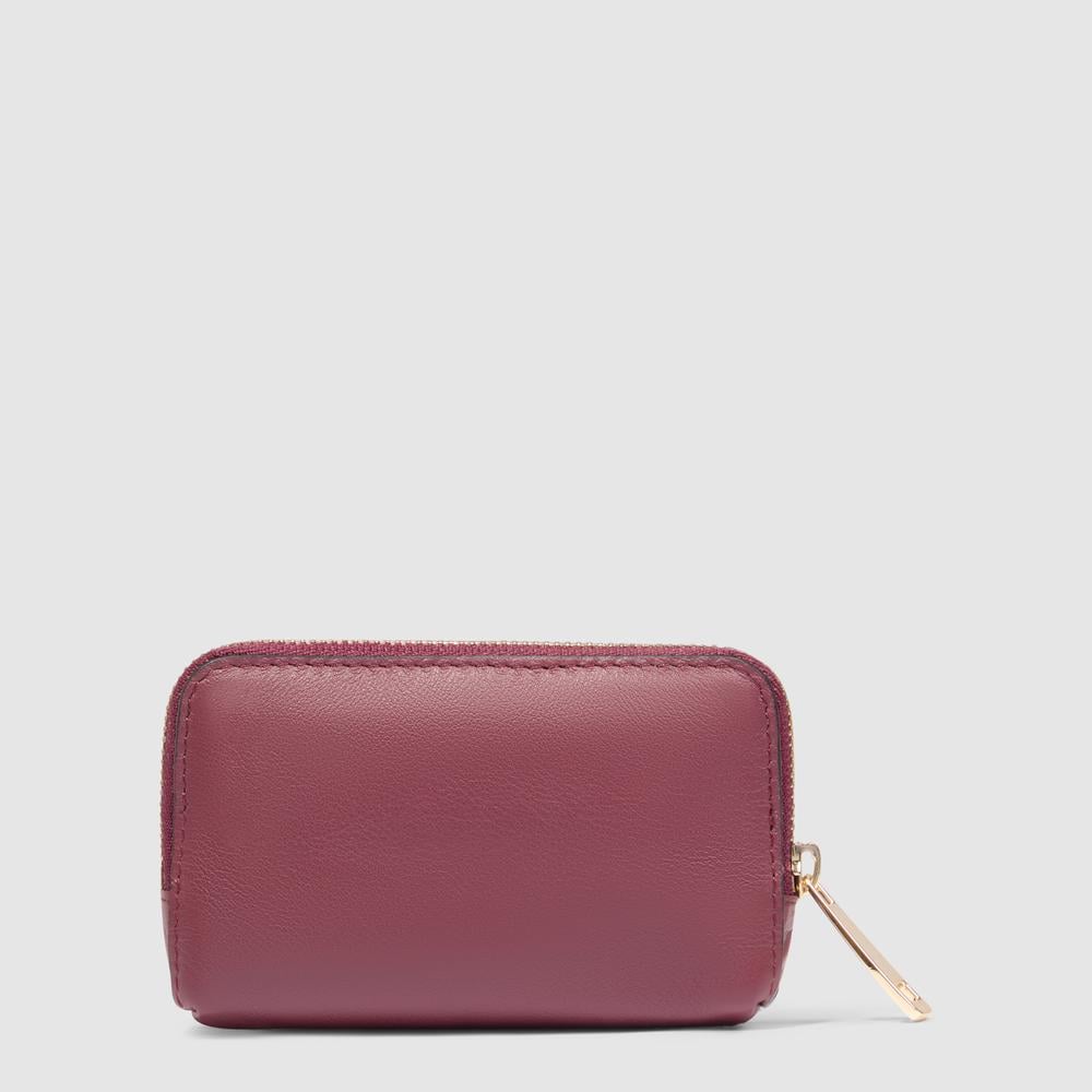 Leather key case PIQUADRO Red
