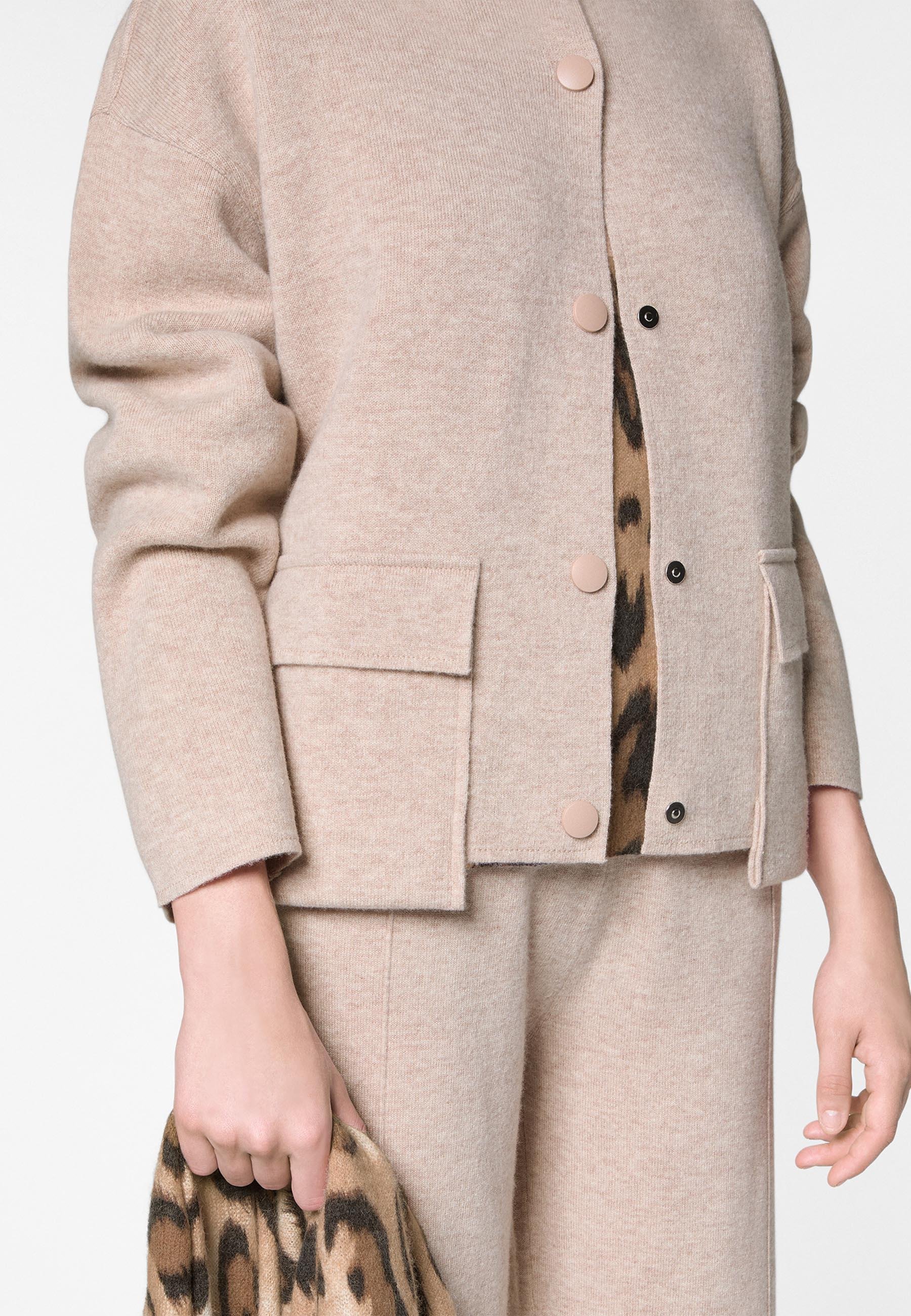 Double-faced wool jacket RODIER Beige