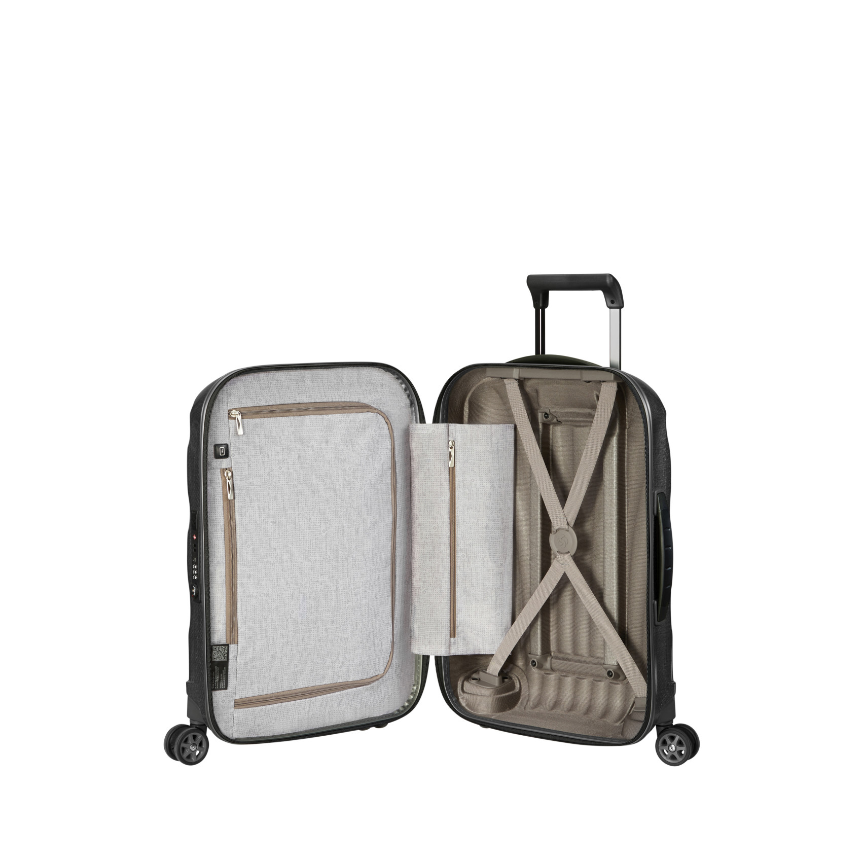 C-lite valise 4 roues taille s Noir