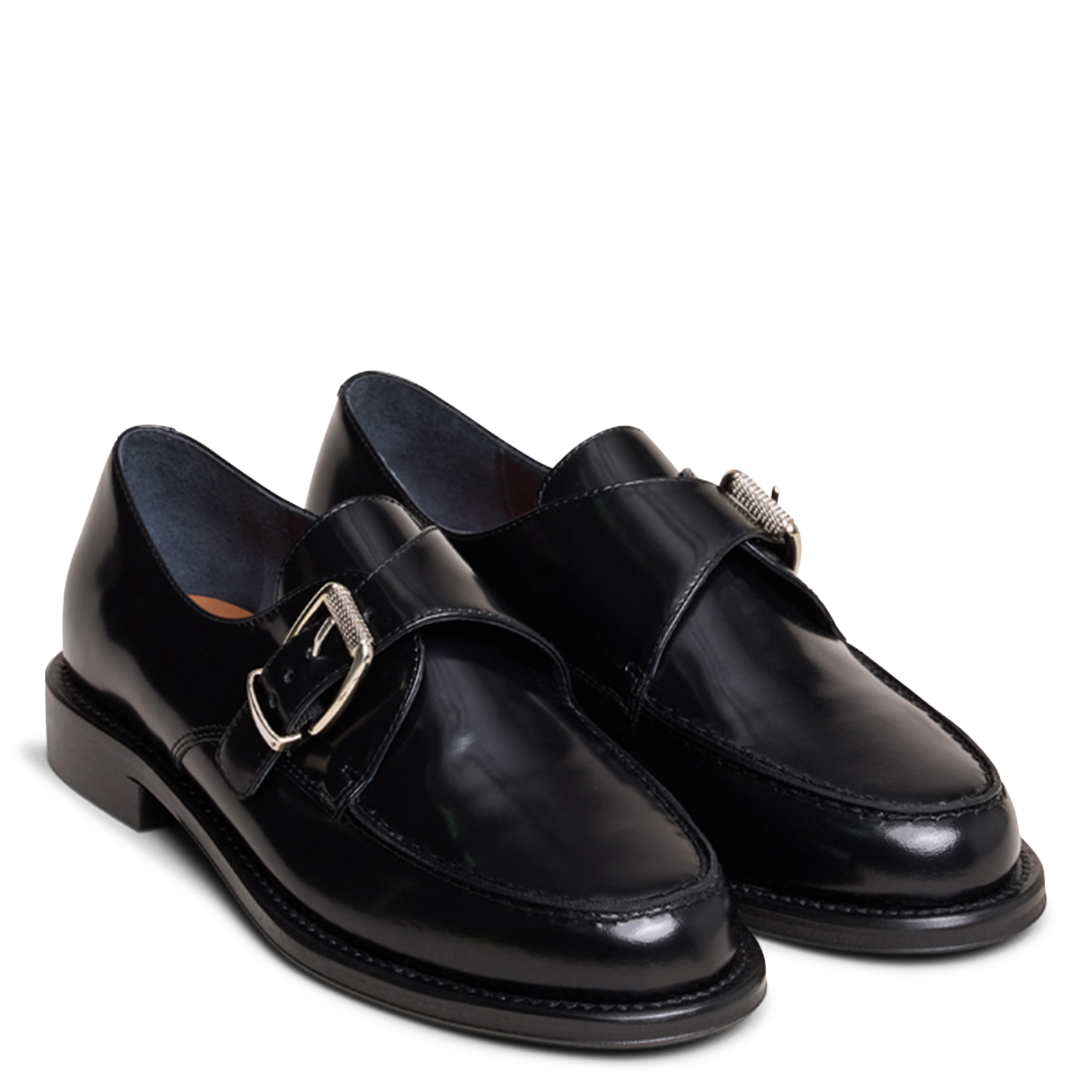 Mocassins en cuir verni JONAK Noir