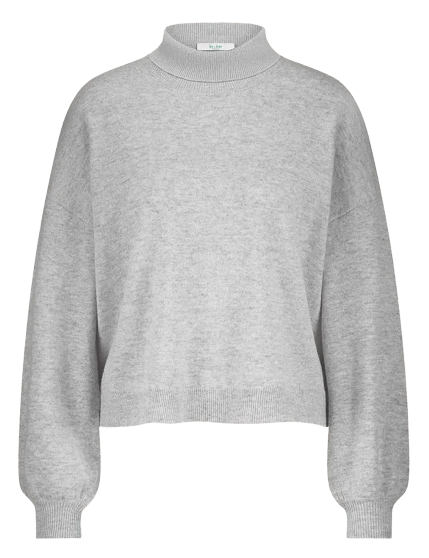 Oversize polo neck wool sweater BY BAR Grey