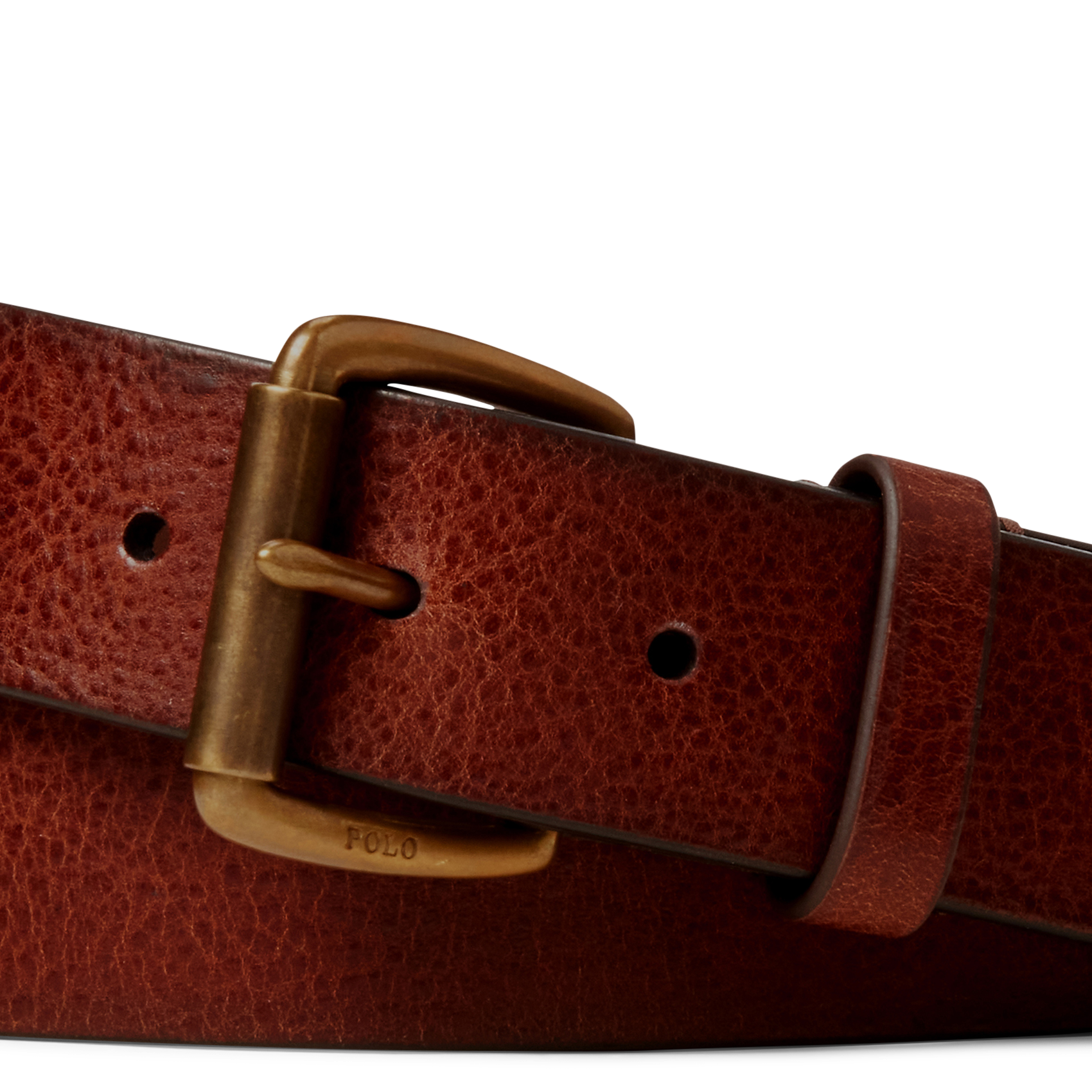 Ceinture en cuir POLO RALPH LAUREN Marron