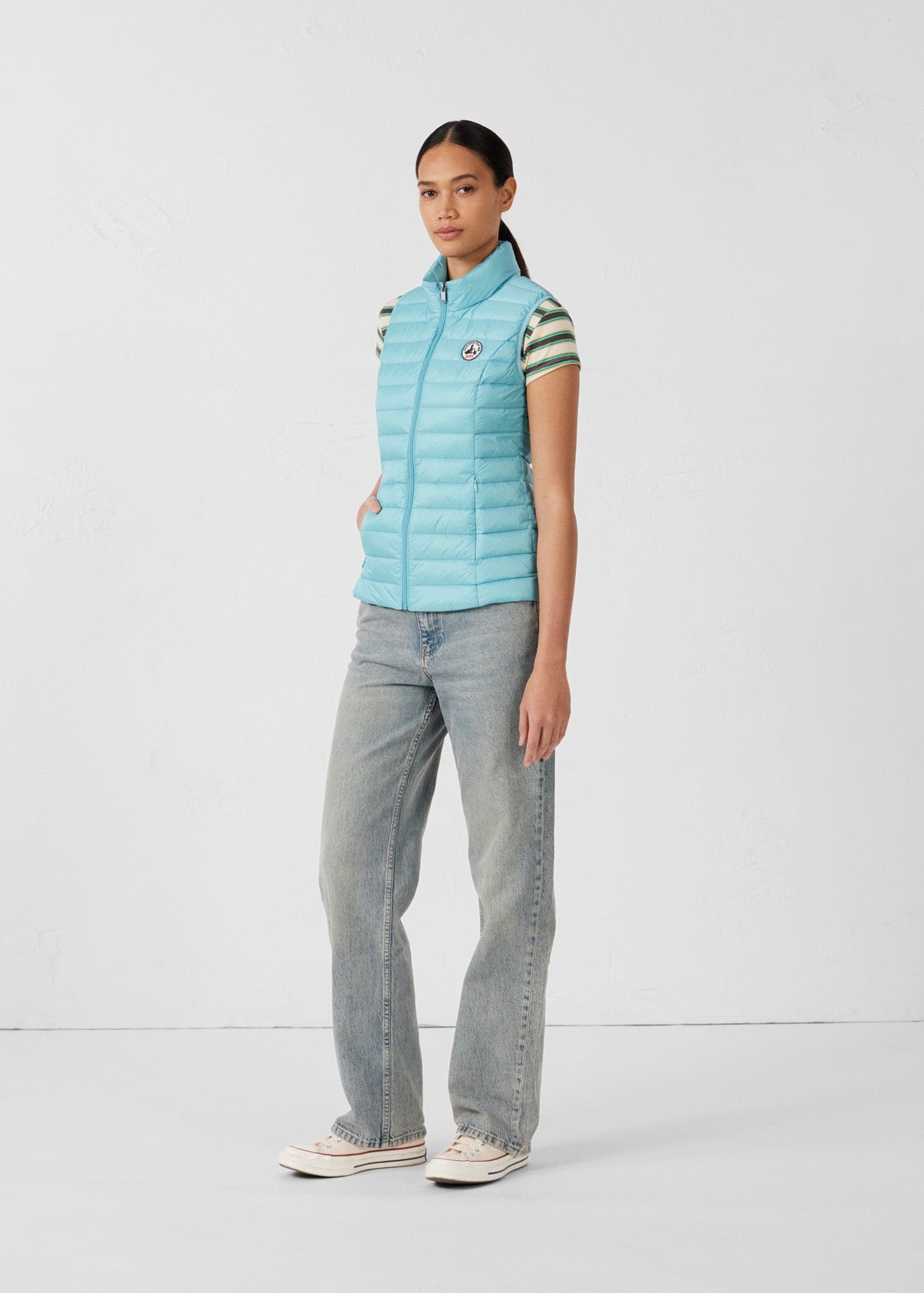 Sleeveless lightweight down vest seda JOTT Blue