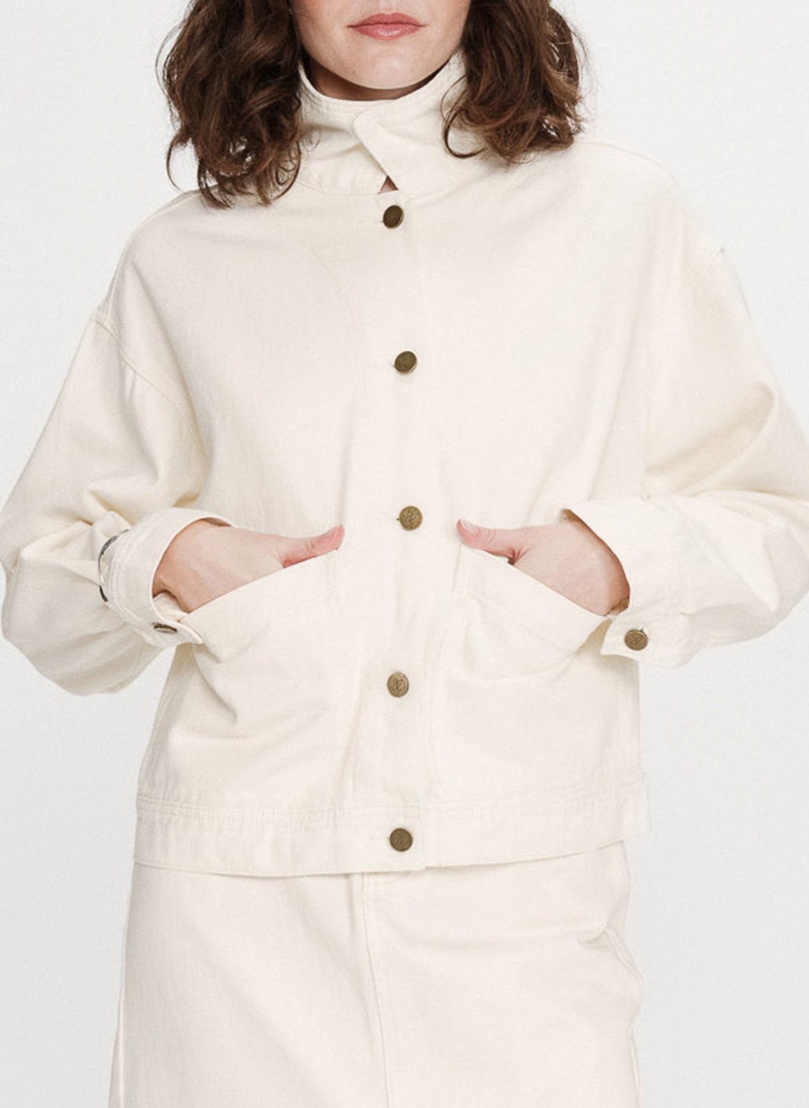 Veste boxy en deniim  GRACE ET MILA