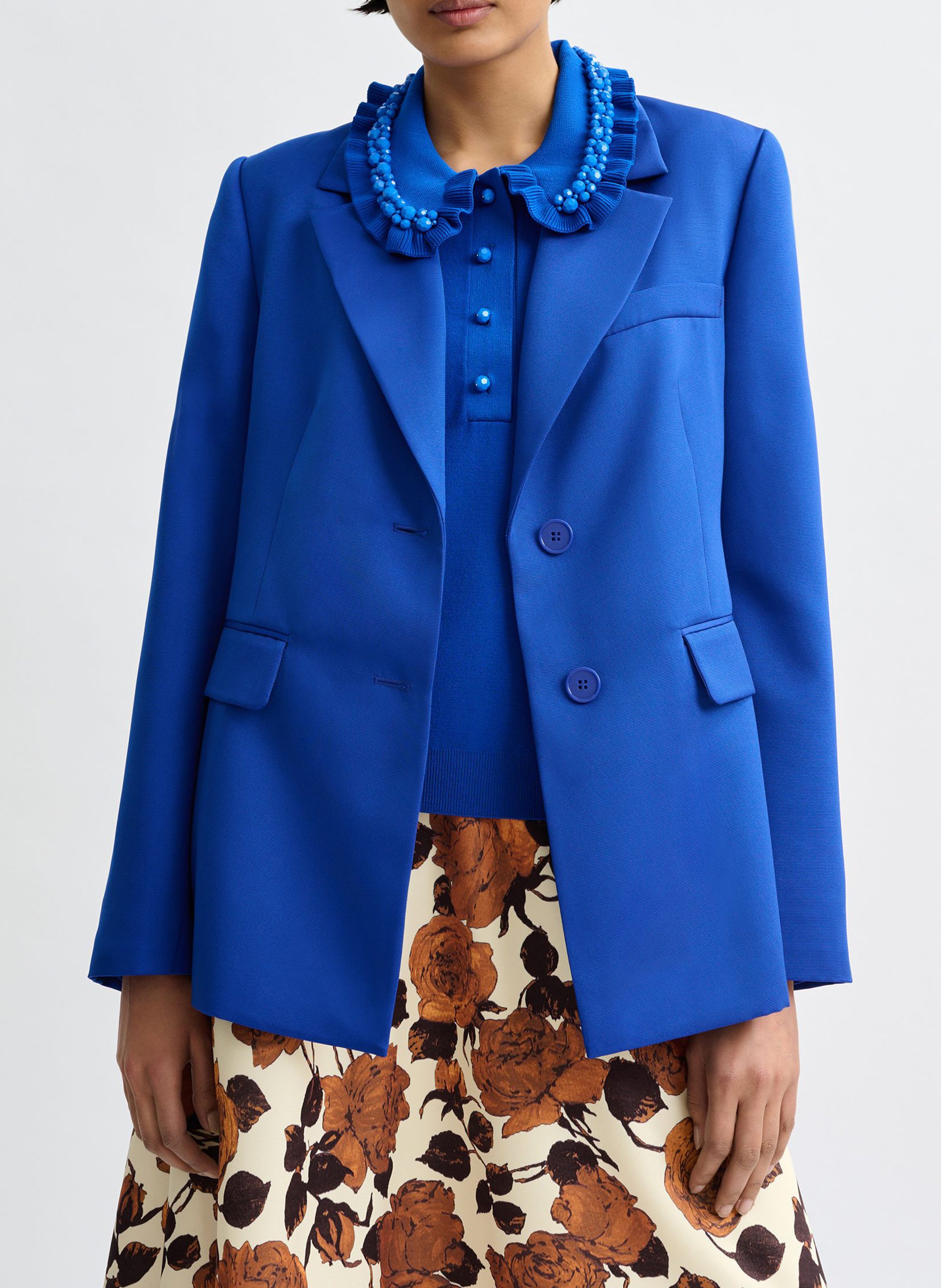Veste col tailleur  ESSENTIEL ANTWERP Bleu