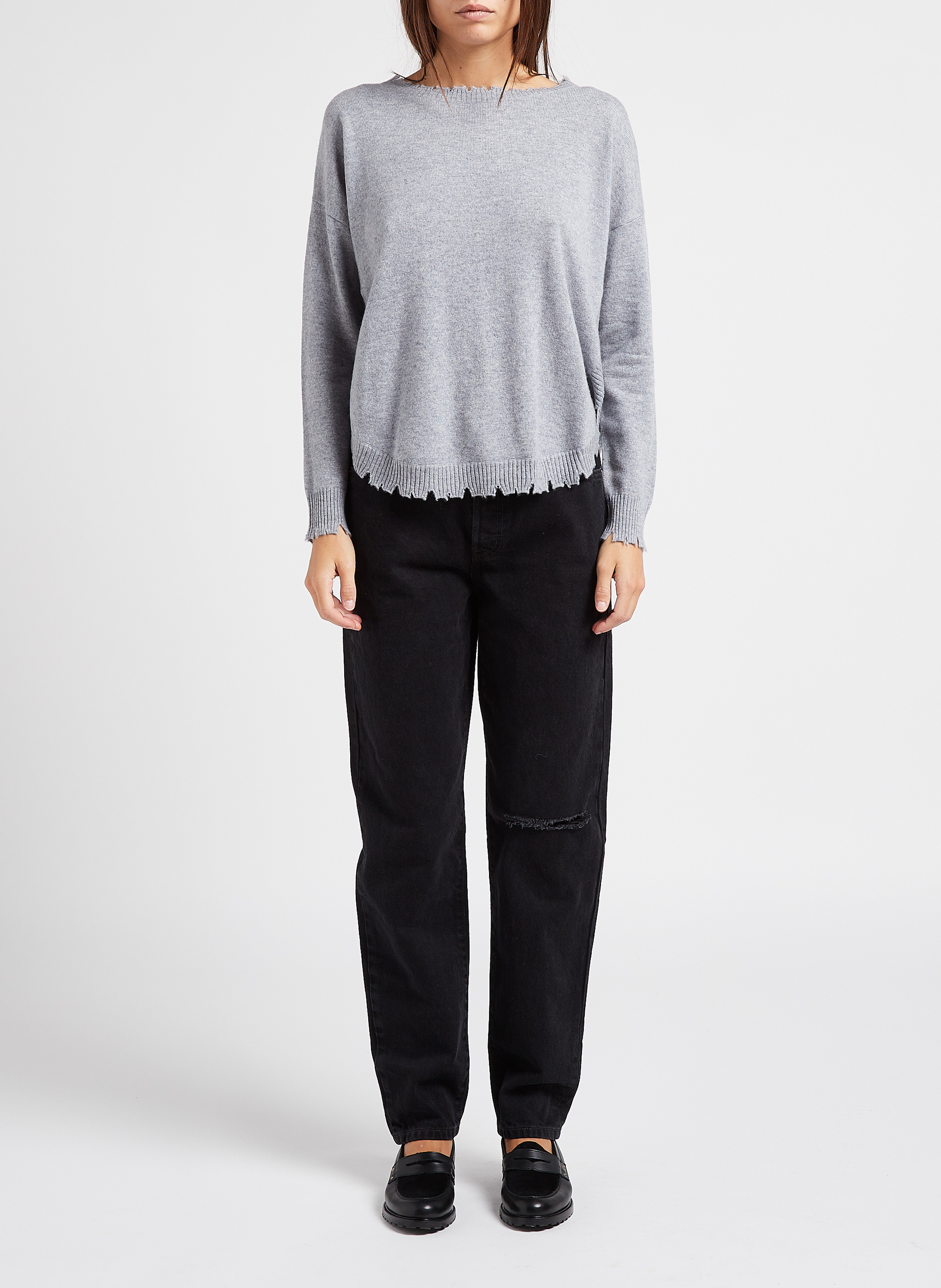 Straight Cut Jeans aus Baumwolle LEVI'S Schwarz