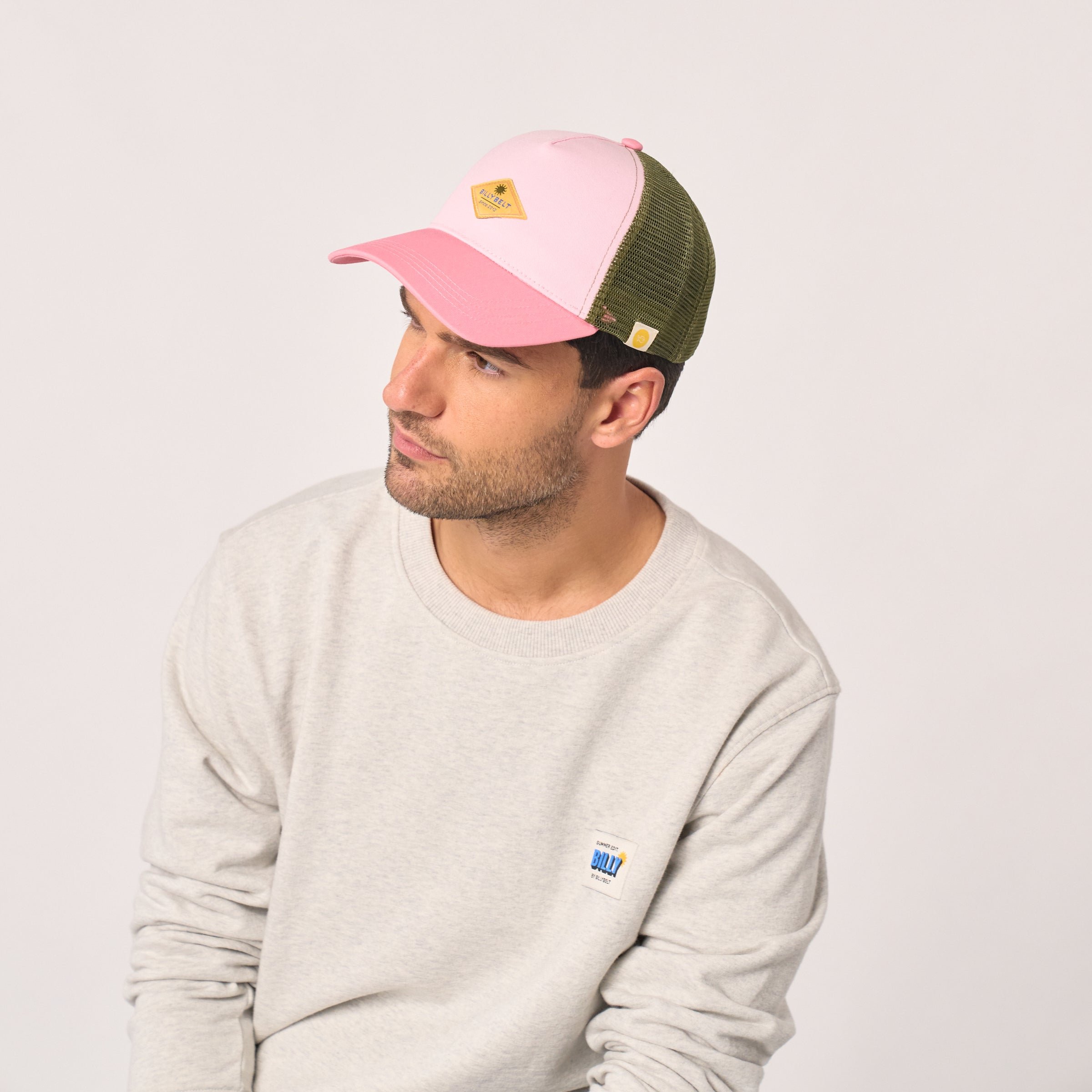 Cotton Trucker Cap Pink