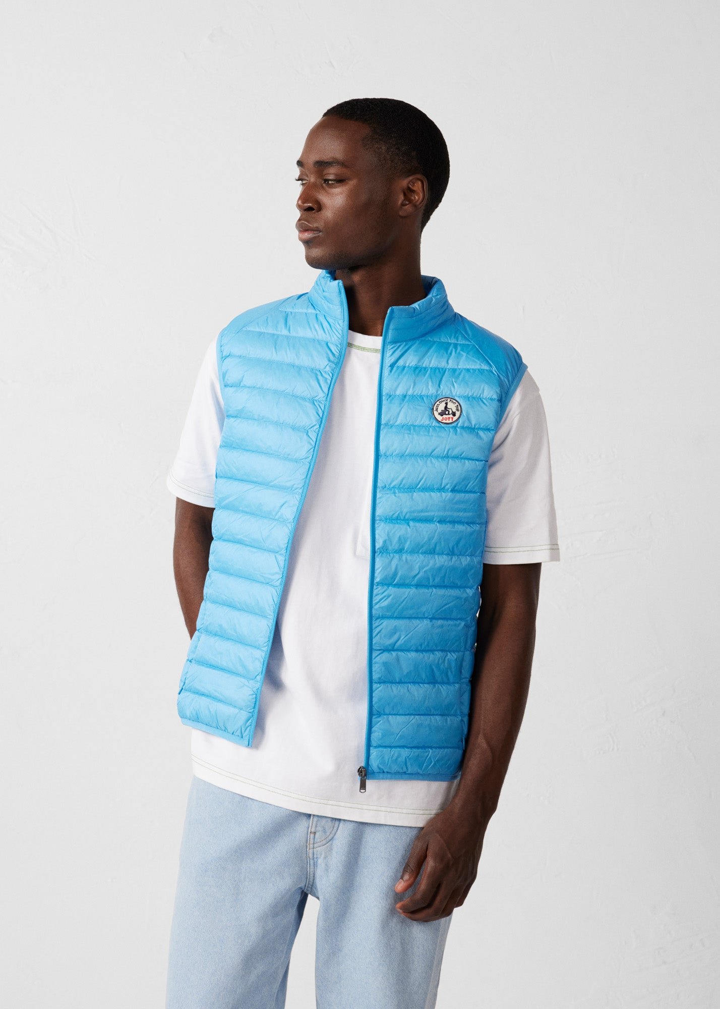 Sleeveless puffer jacket Tom JOTT Blue